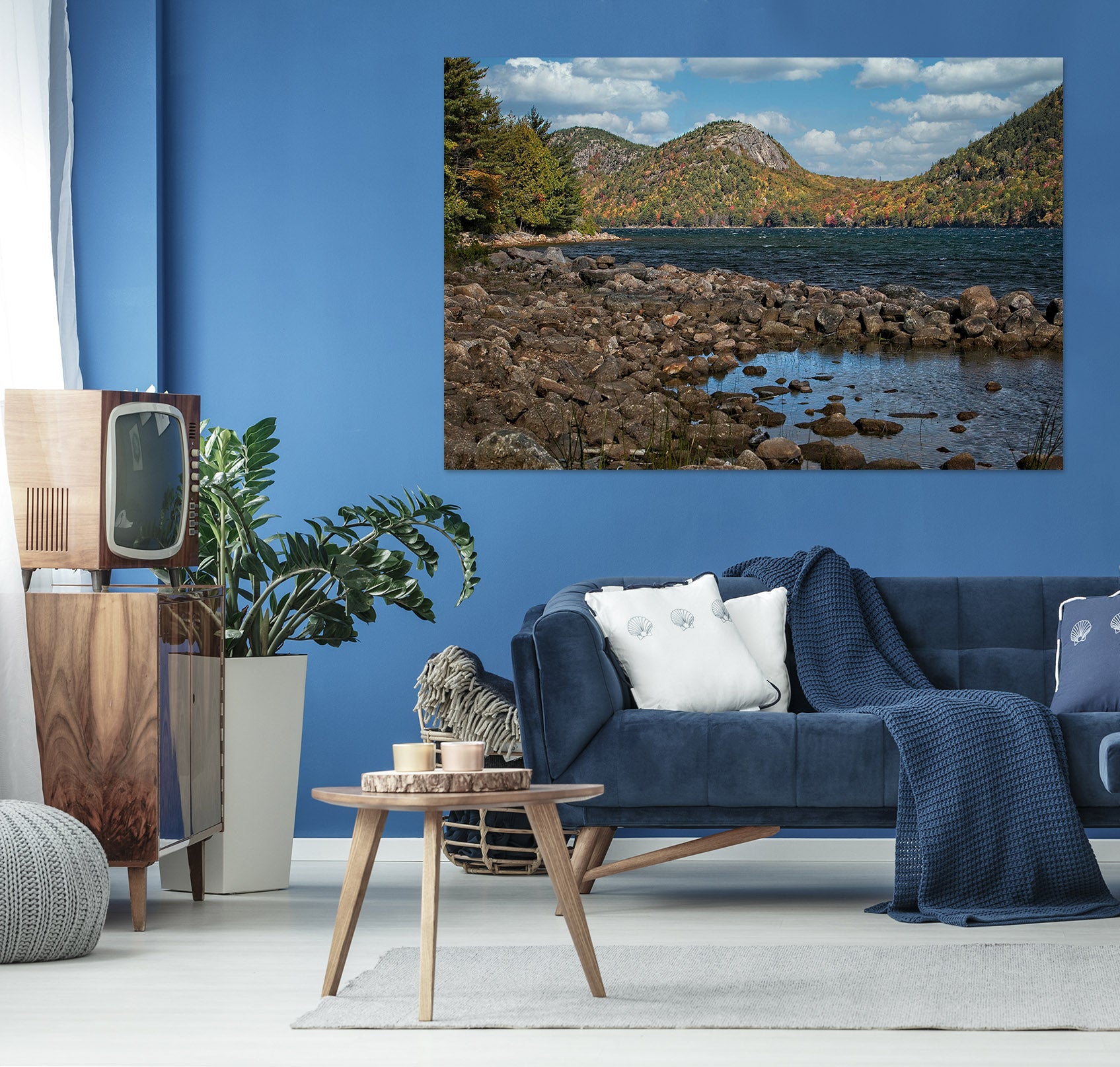 3D Mountain Rock 61189 Kathy Barefield Wall Sticker