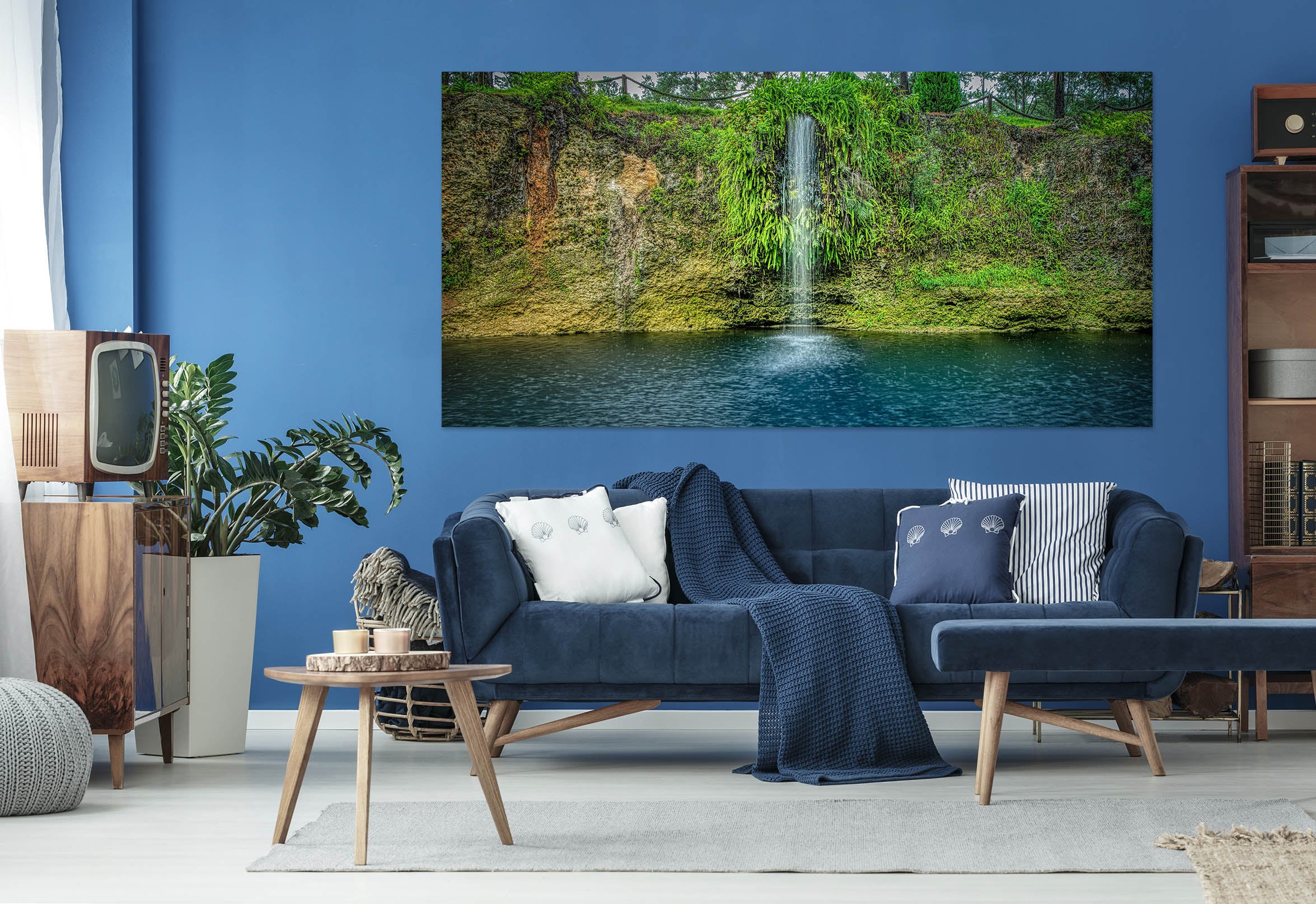 3D Waterfall Lake 4033 Beth Sheridan Wall Sticker