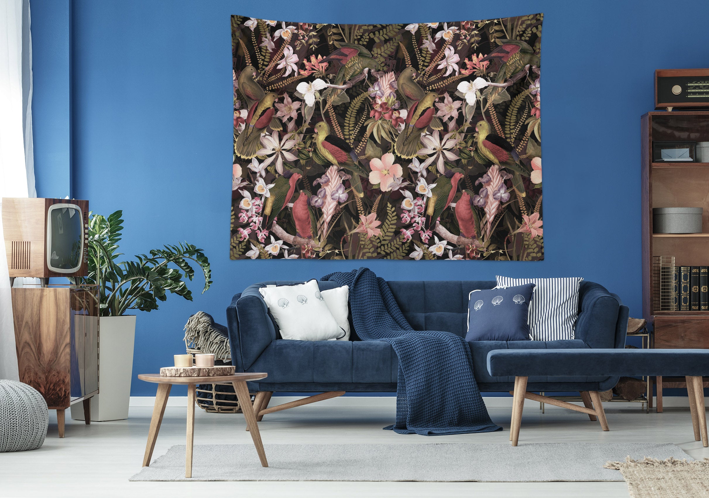 3D Flower Bird 903 Uta Naumann Tapestry Hanging Cloth Hang