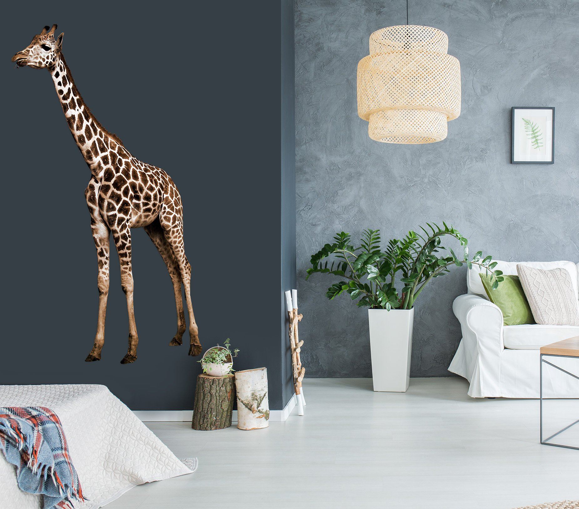 3D Giraffe's Legs 151 Animals Wall Stickers Wallpaper AJ Wallpaper 