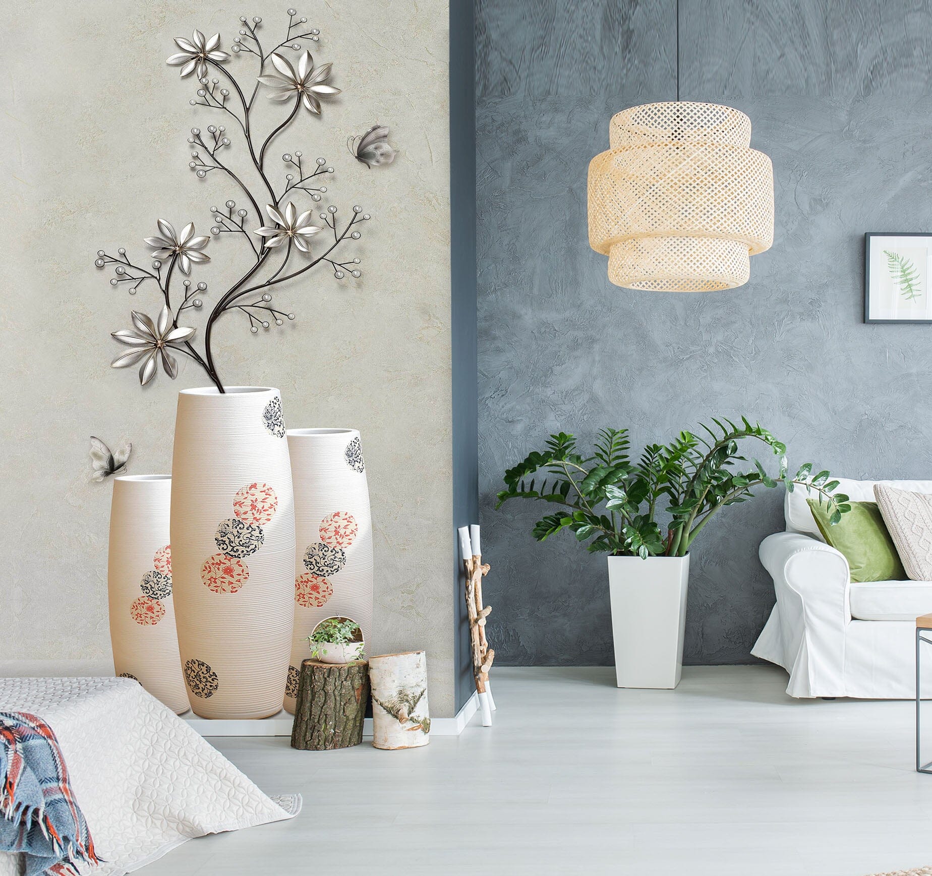 3D Art Flowers 1859 Wall Murals Wallpaper AJ Wallpaper 2 