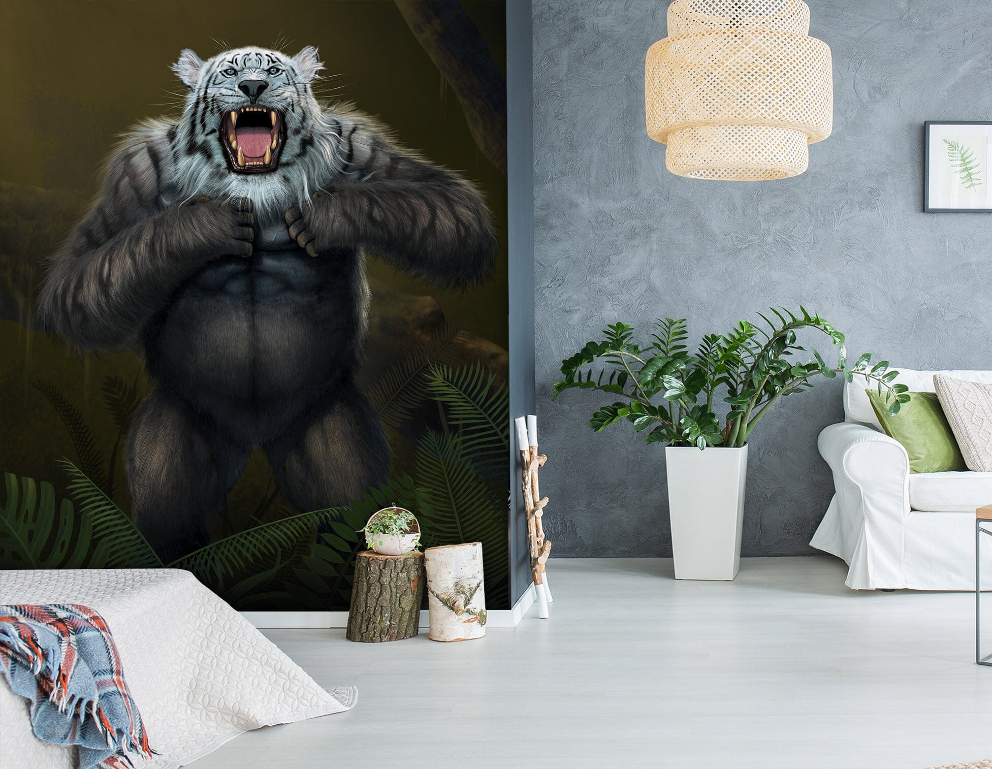 3D Tigerilla 1560 Wall Murals Exclusive Designer Vincent Wallpaper AJ Wallpaper 2 