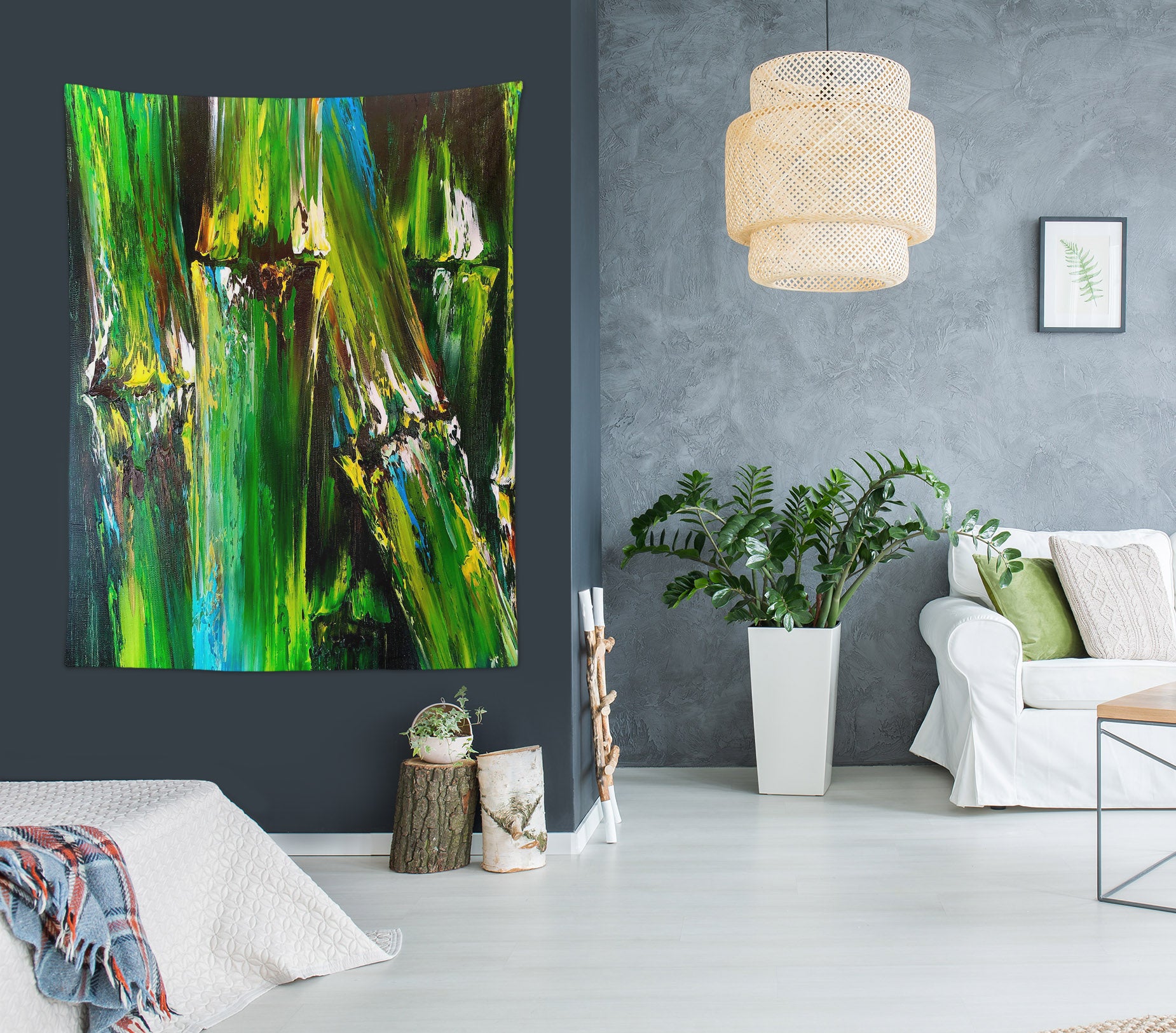 3D Painted Bamboo 3543 Skromova Marina Tapestry Hanging Cloth Hang