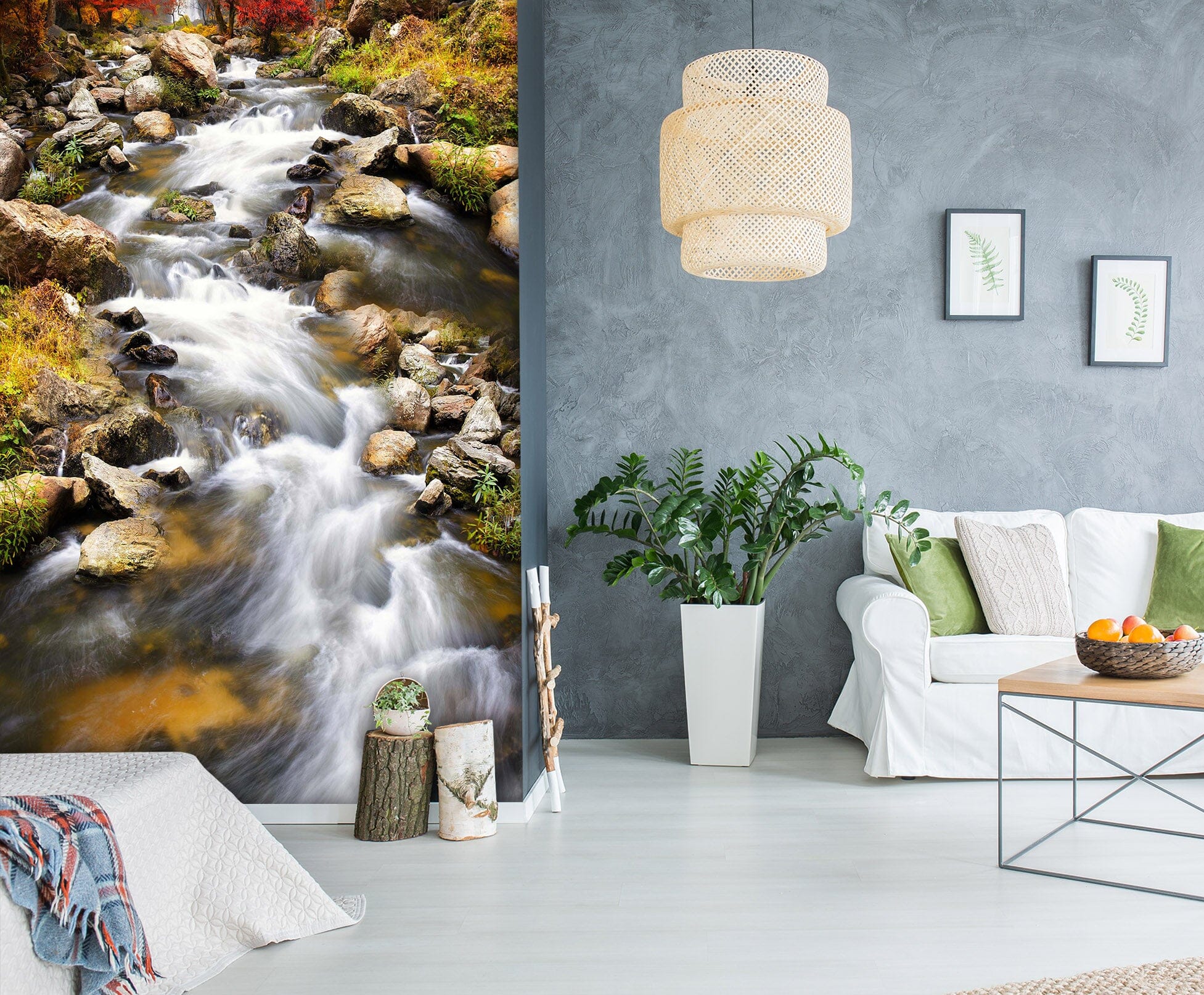 3D Stream Water 1969 Wall Murals Wallpaper AJ Wallpaper 2 