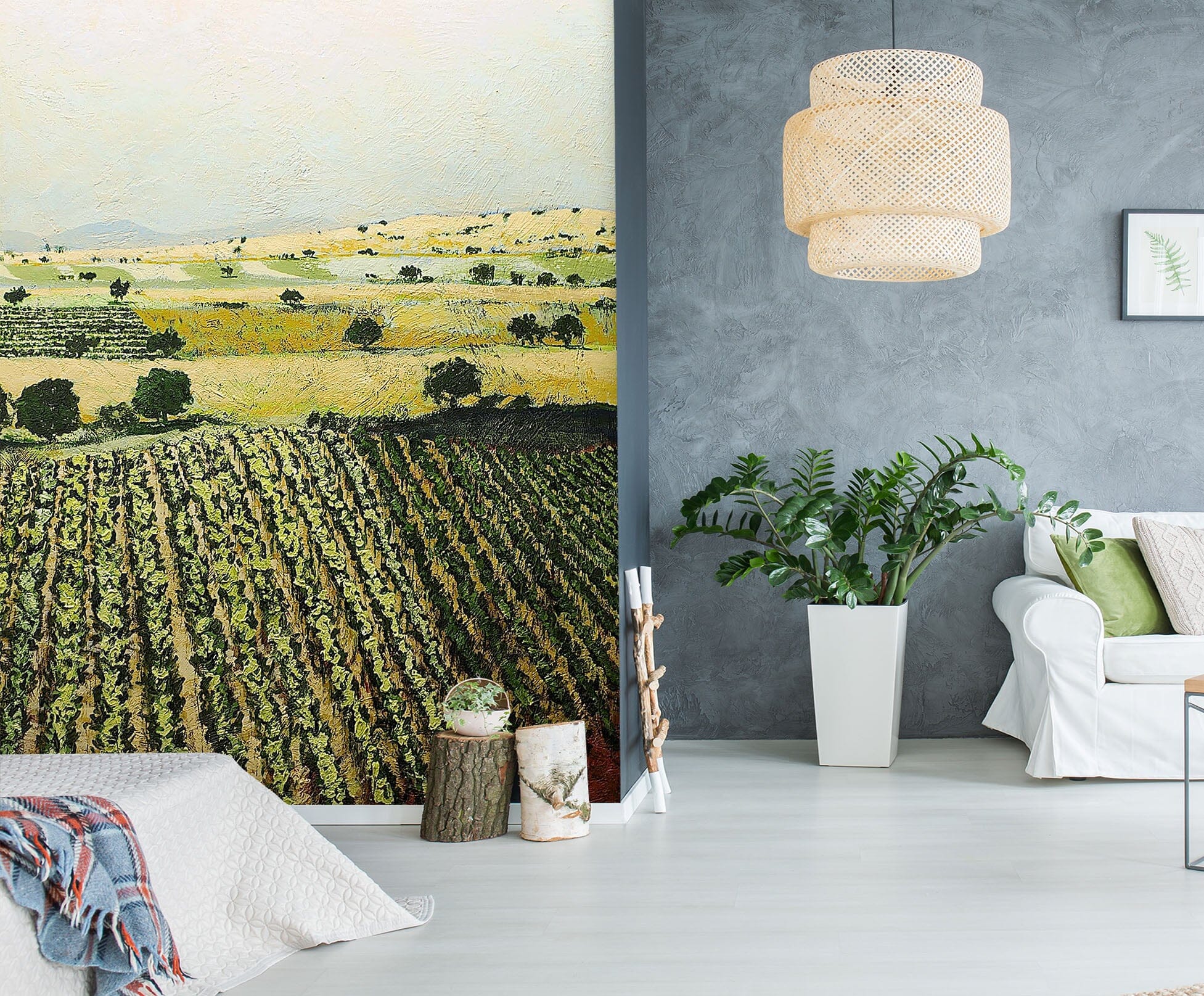 3D Golden Field 253 Allan P. Friedlander Wall Mural Wall Murals Wallpaper AJ Wallpaper 2 