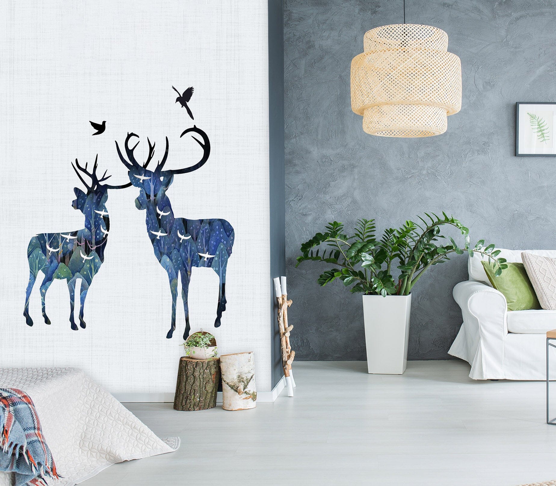 3D Asuka Fawn 059 Wall Murals Wallpaper AJ Wallpaper 2 
