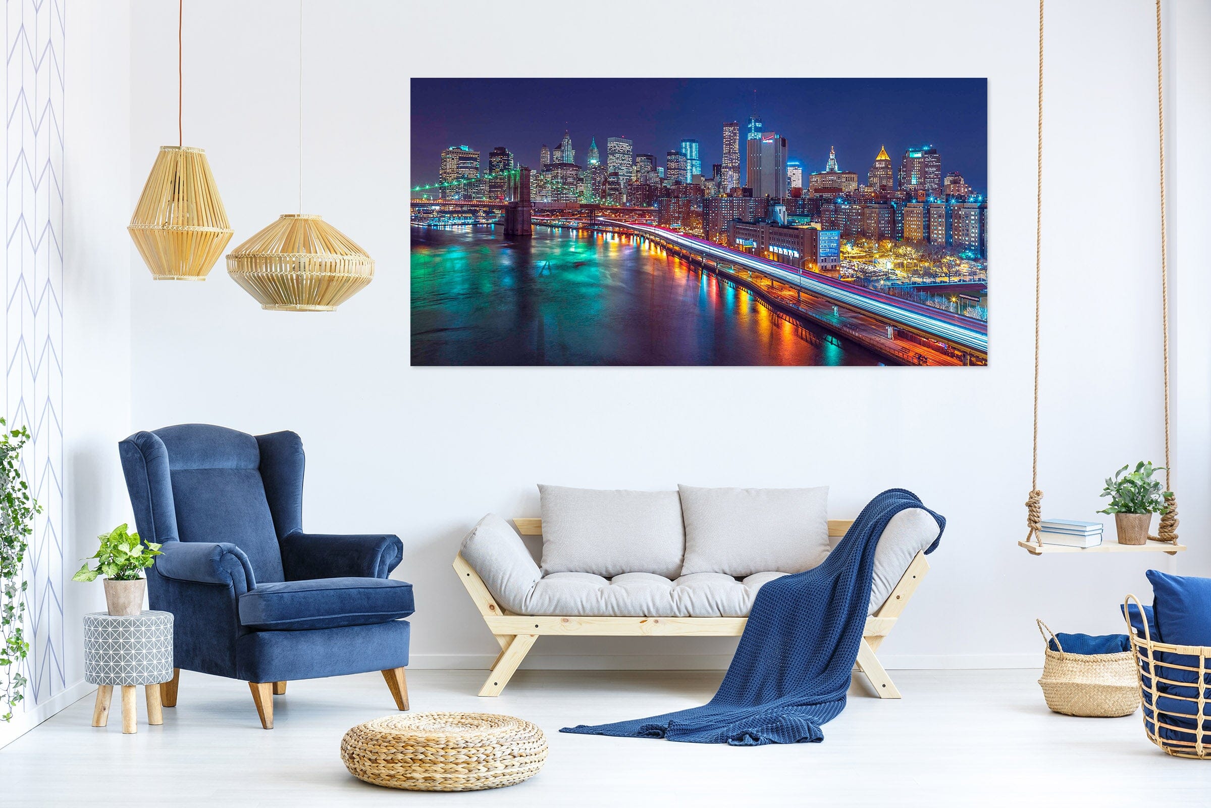 3D New York Lights 019 Assaf Frank Wall Sticker Wallpaper AJ Wallpaper 2 