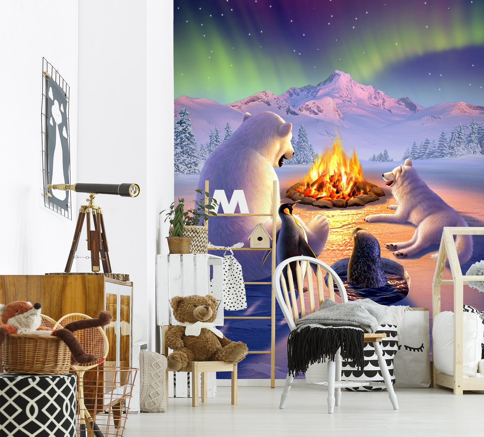 3D Polar Pals 85032 Jerry LoFaro Wall Mural Wall Murals