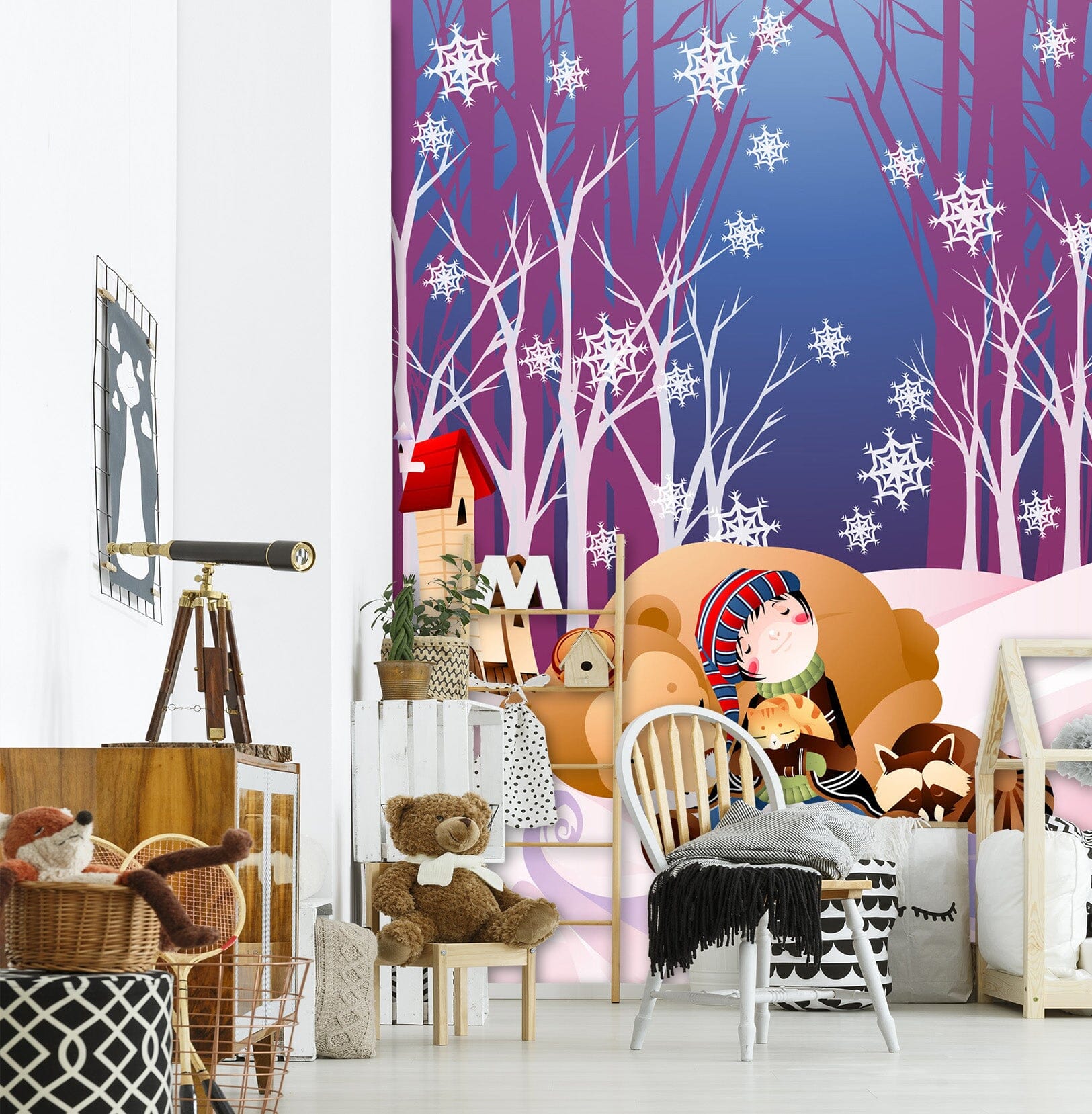 3D Snow Panda 1737 Wall Murals Wallpaper AJ Wallpaper 2 