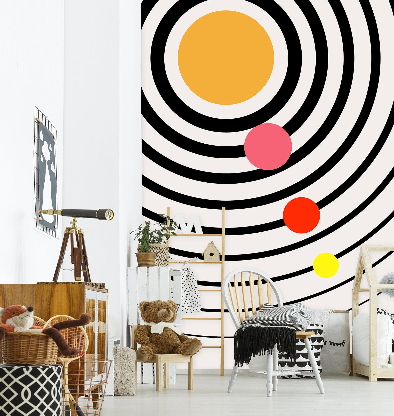 3D Black Circle 1497 Boris Draschoff Wall Mural Wall Murals Wallpaper AJ Wallpaper 2 