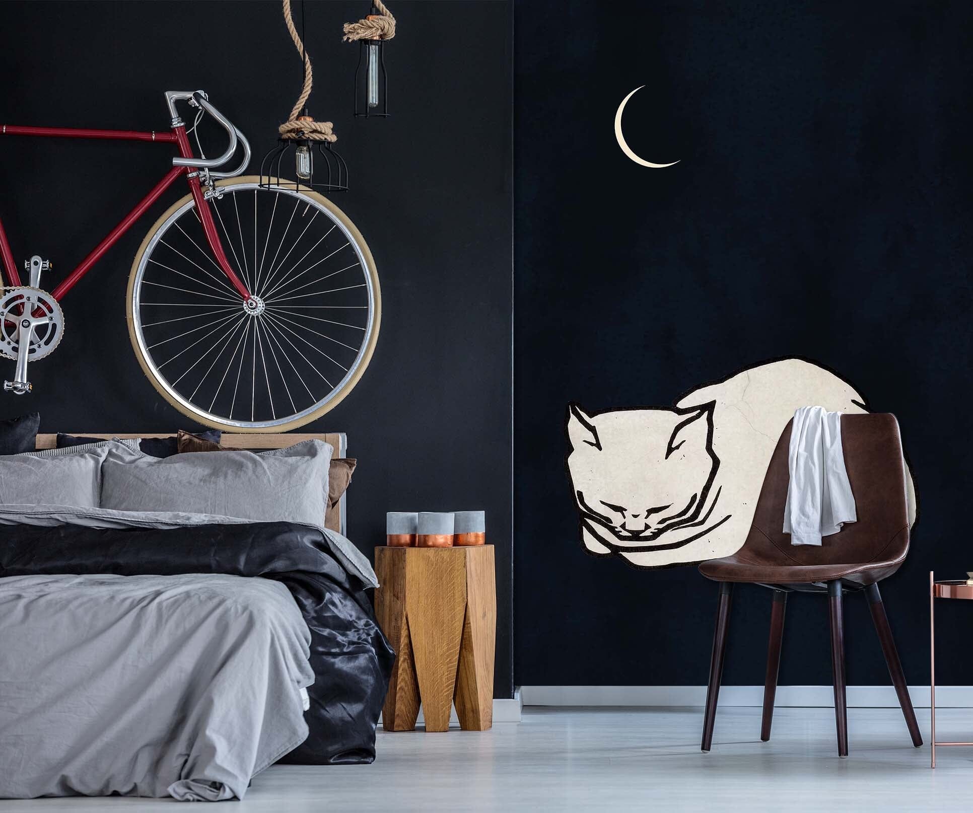 3D White Cat 1429 Boris Draschoff Wall Mural Wall Murals Wallpaper AJ Wallpaper 2 