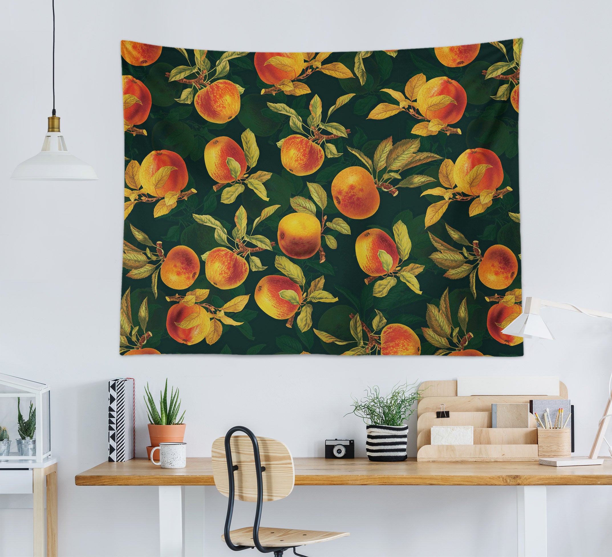 3D Fruit Peaches 5346 Uta Naumann Tapestry Hanging Cloth Hang
