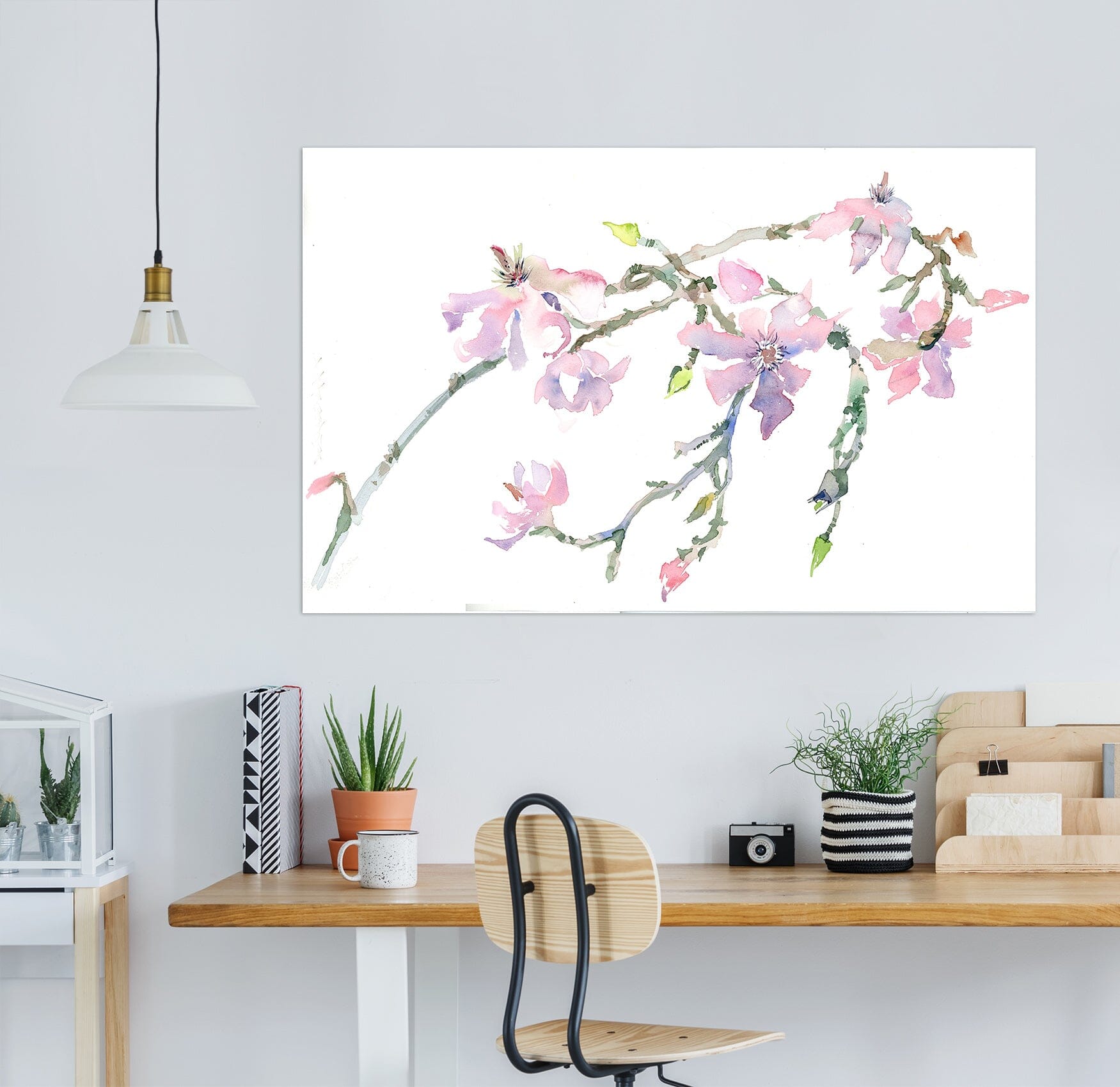 3D Peach Blossom 007 Anne Farrall Doyle Wall Sticker Wallpaper AJ Wallpaper 2 