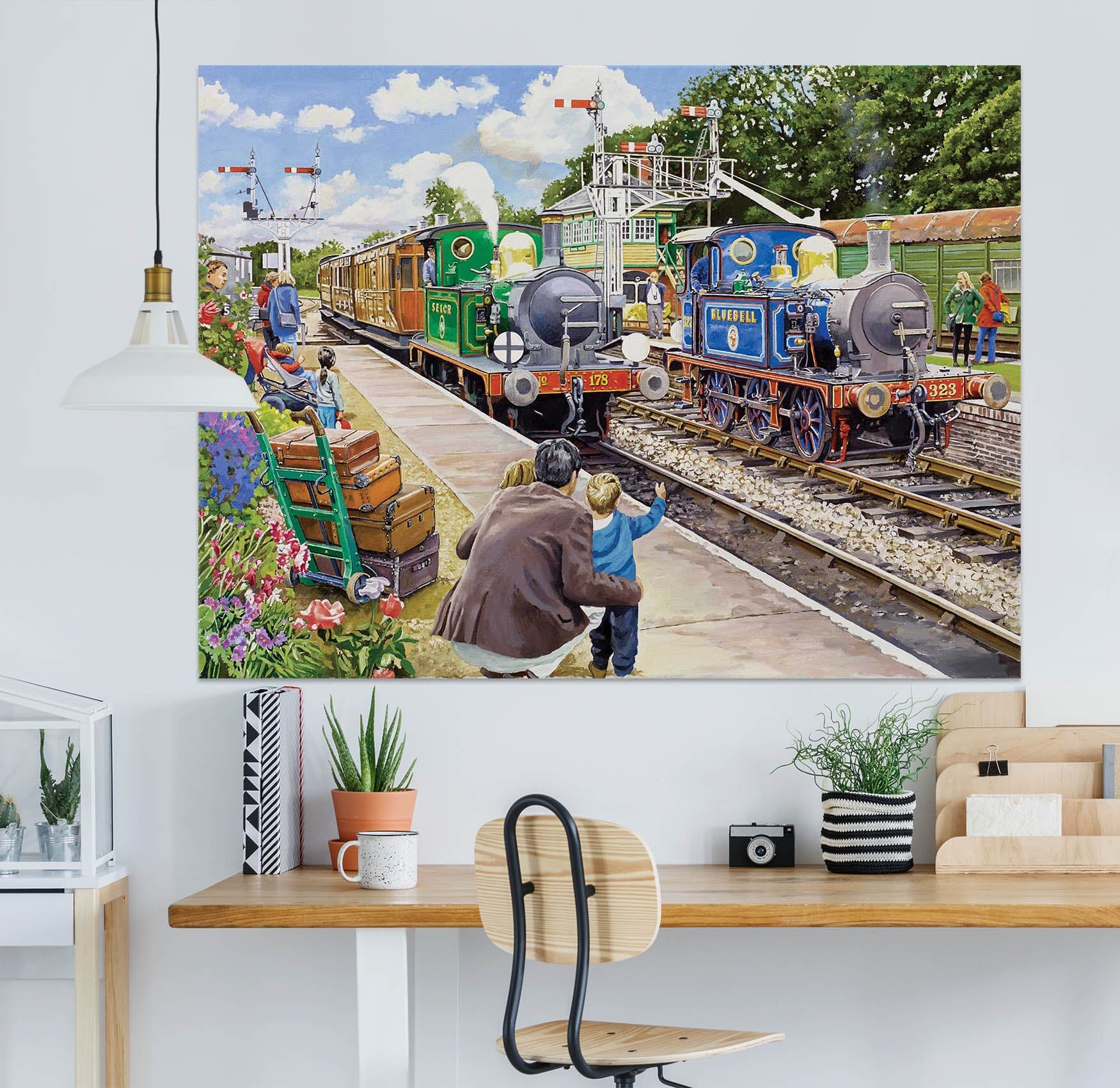 3D The Bluebell Railway 067 Trevor Mitchell Wall Sticke Wallpaper AJ Wallpaper 2 