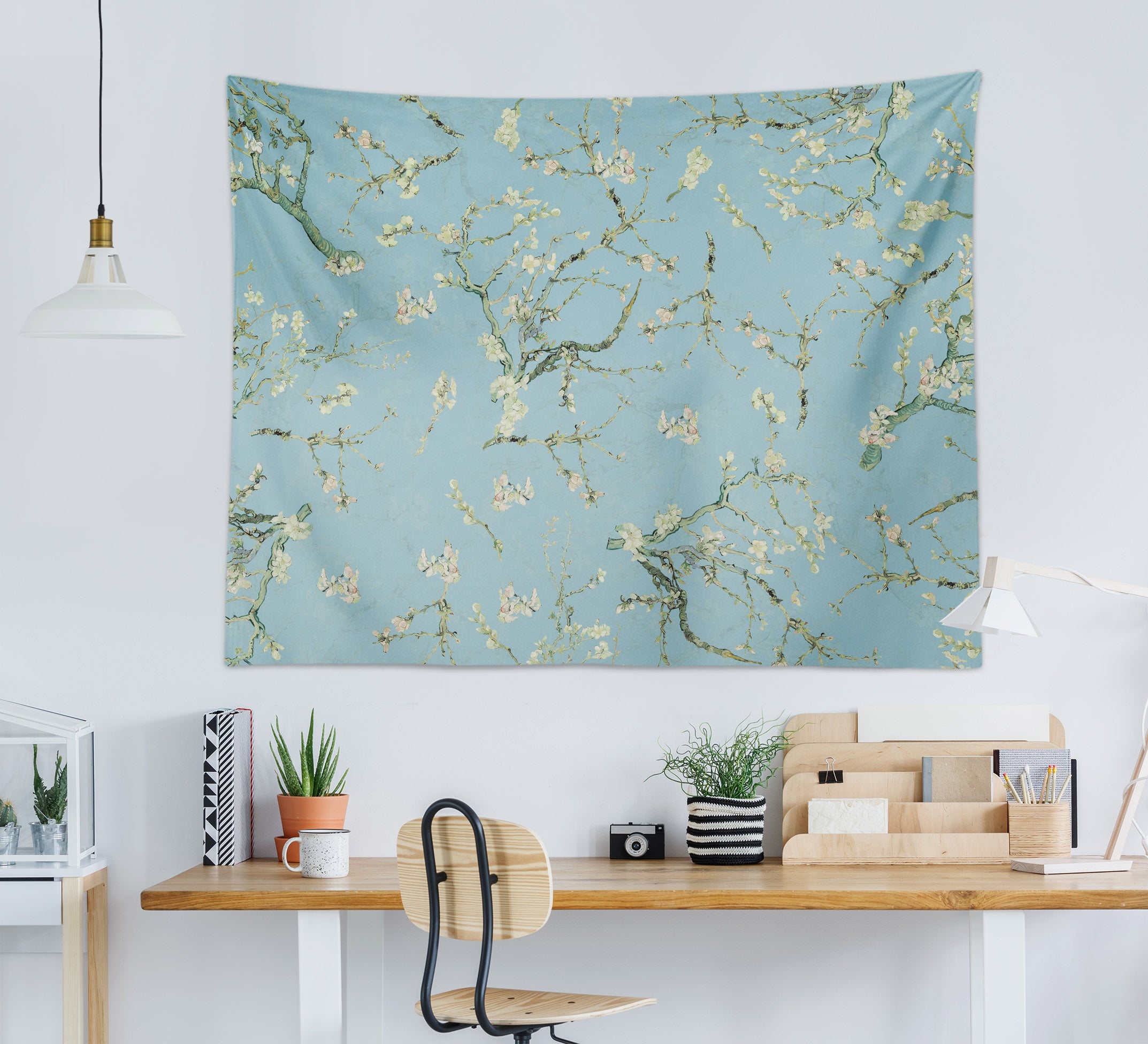 3D Flower Branch 5335 Uta Naumann Tapestry Hanging Cloth Hang