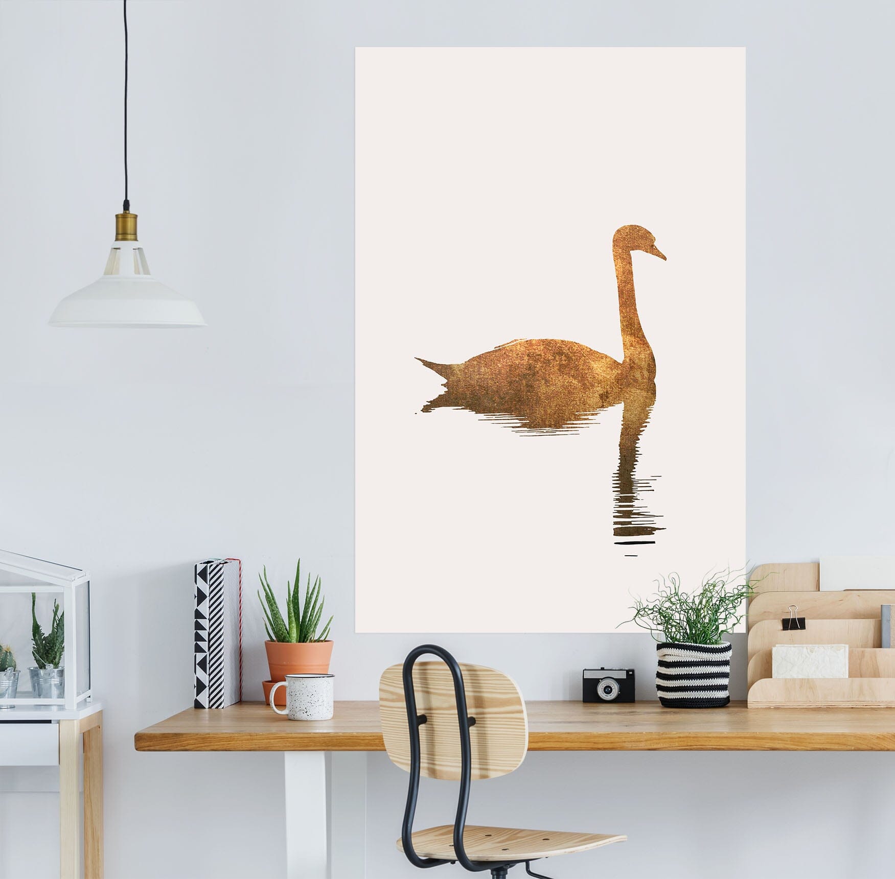 3D Swan Lake 228 Boris Draschoff Wall Sticker Wallpaper AJ Wallpaper 2 