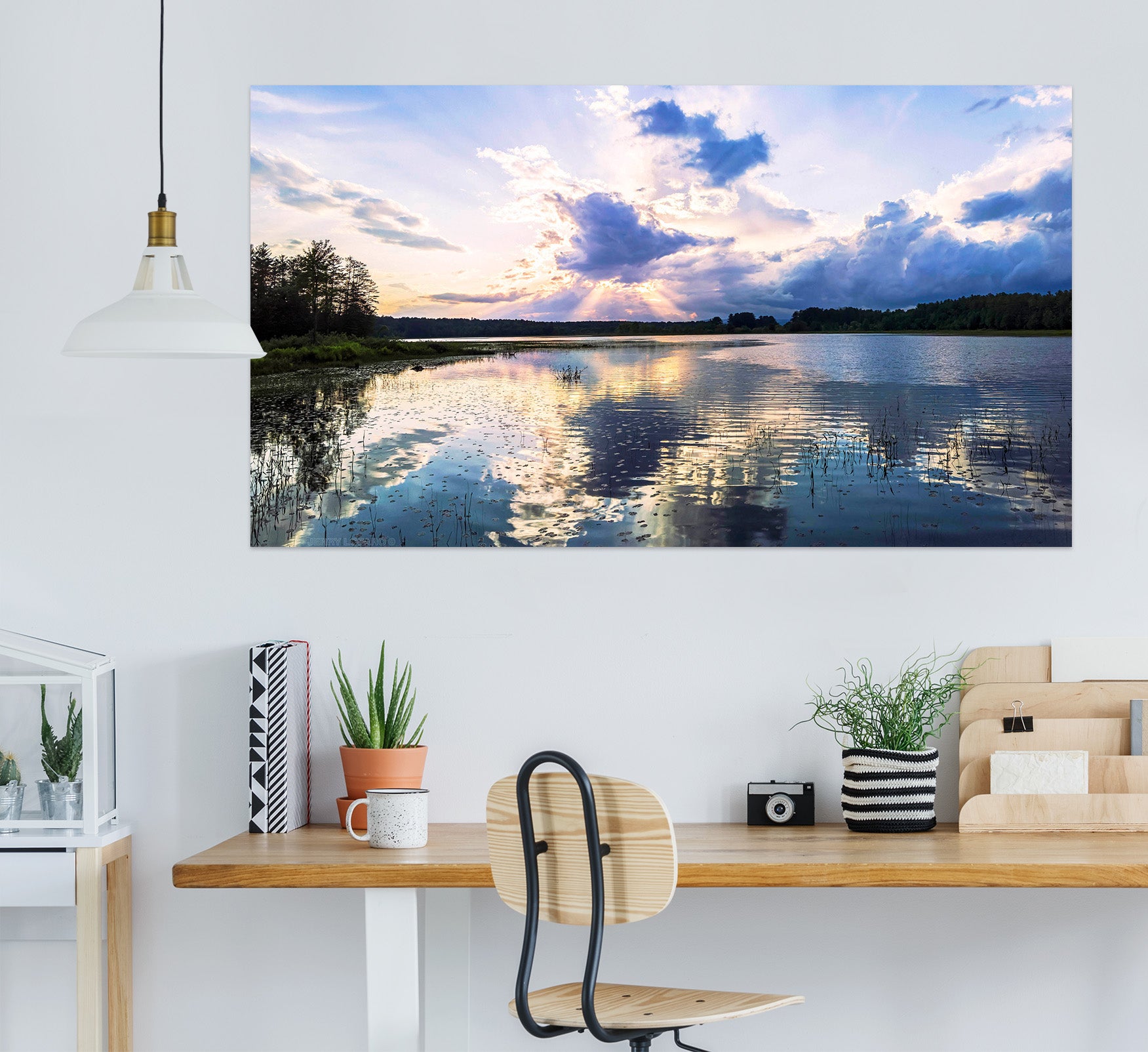 3D Reflecting Sunset 85180 Jerry LoFaro Wall Sticker