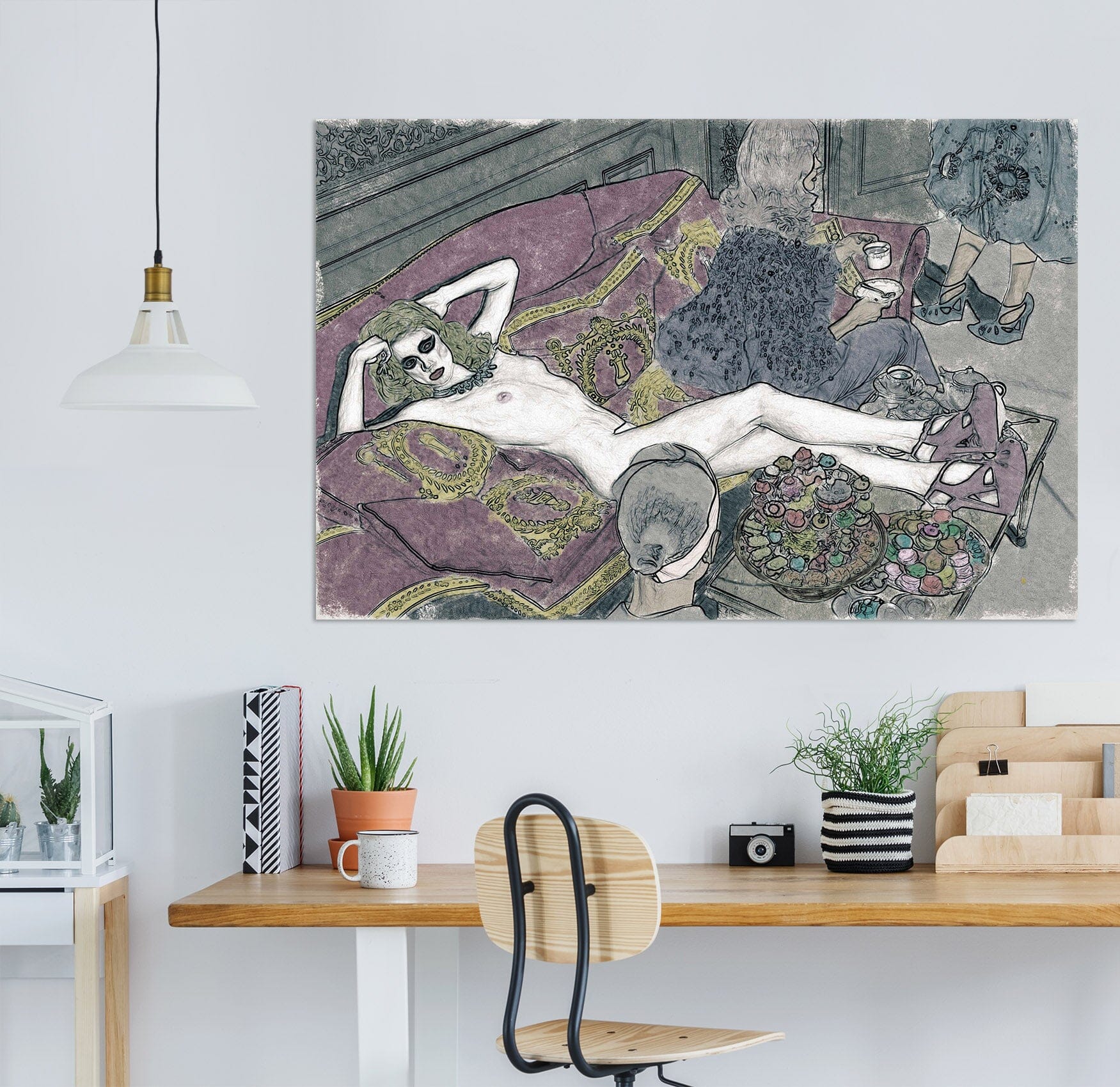 3D Garden Girl 015 Marco Cavazzana Wall Sticker Wallpaper AJ Wallpaper 2 