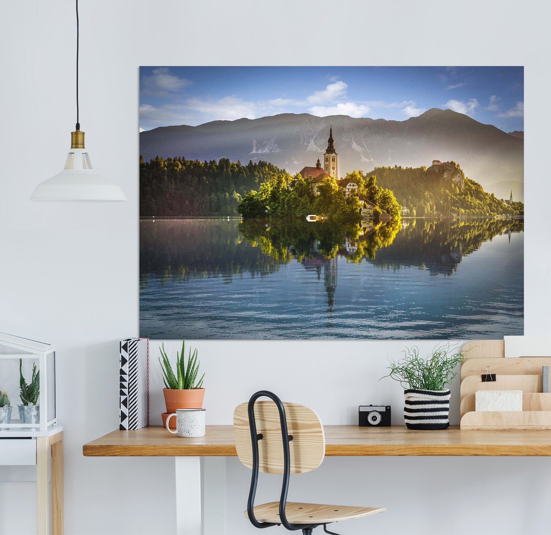 3D Forest Lake 113 Marco Carmassi Wall Sticker Wallpaper AJ Wallpaper 2 