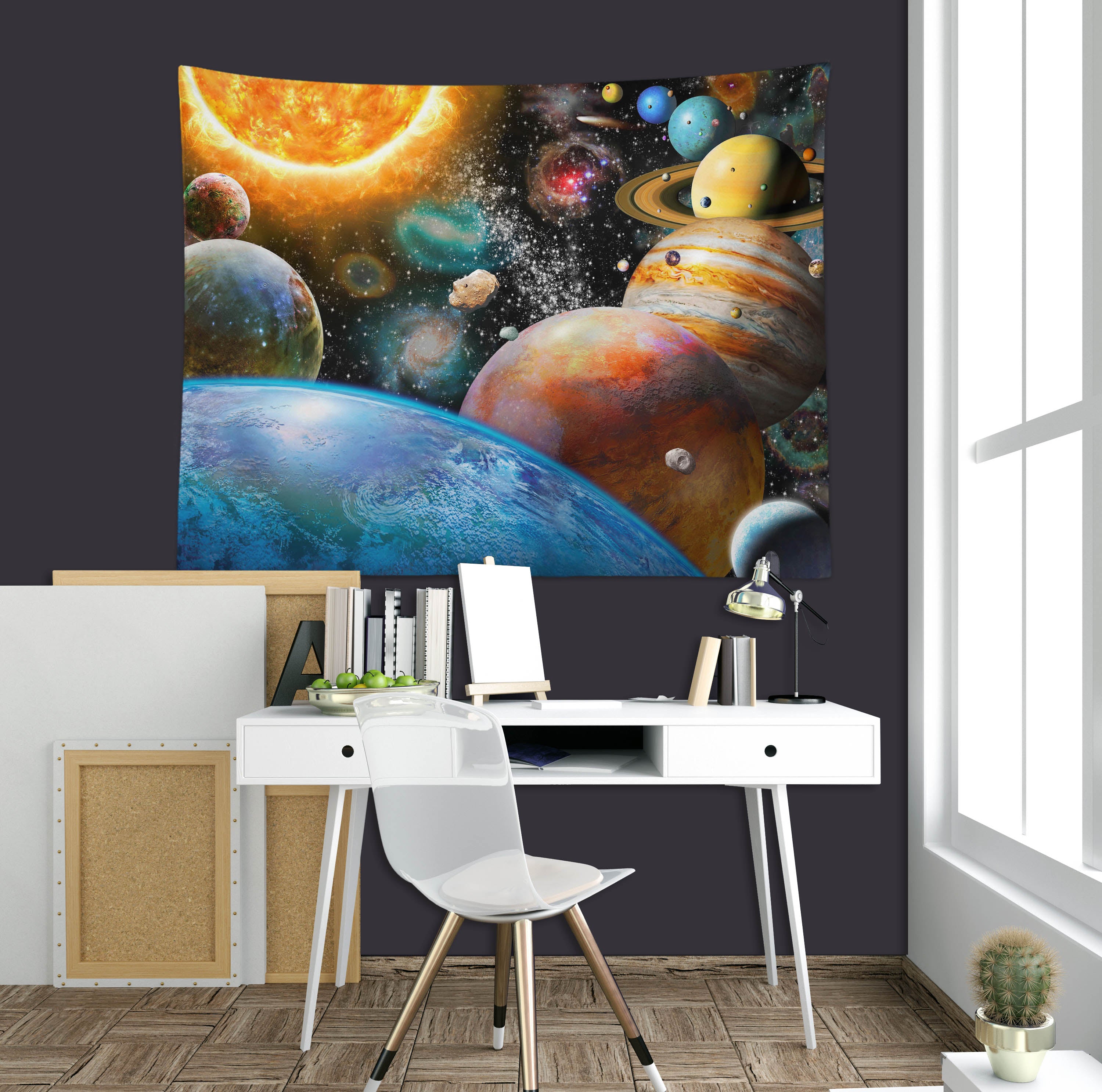 3D Color Planet 705 Adrian Chesterman Tapestry Hanging Cloth Hang