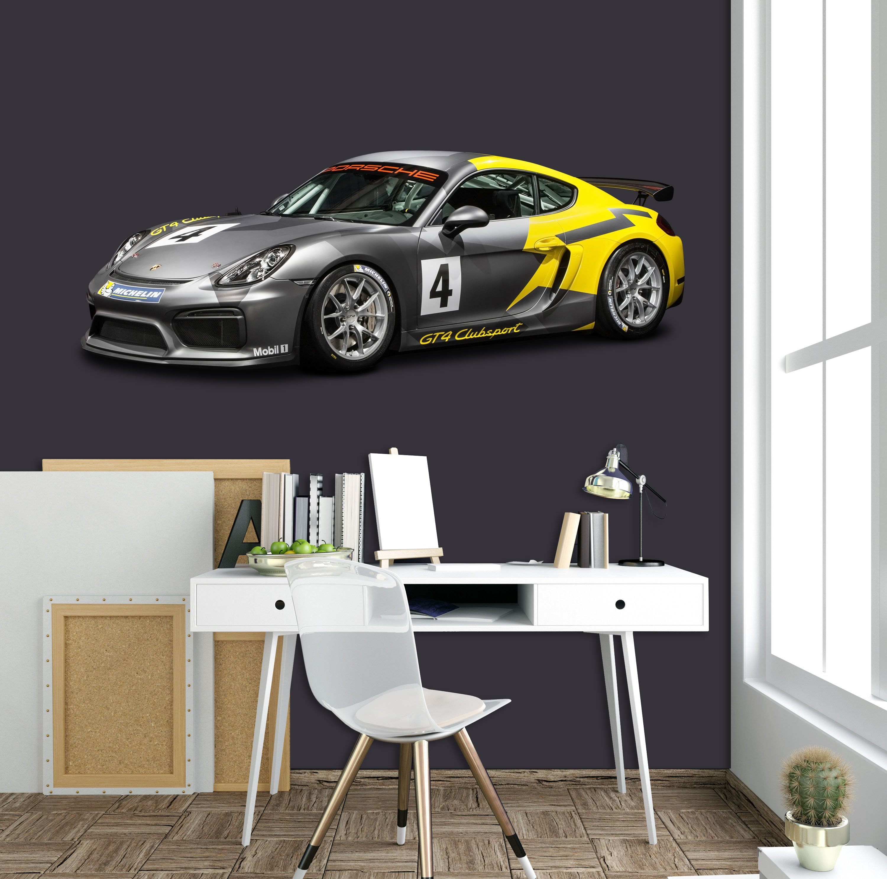 3D Sport Car BLACK 0226 Vehicles Wallpaper AJ Wallpaper 