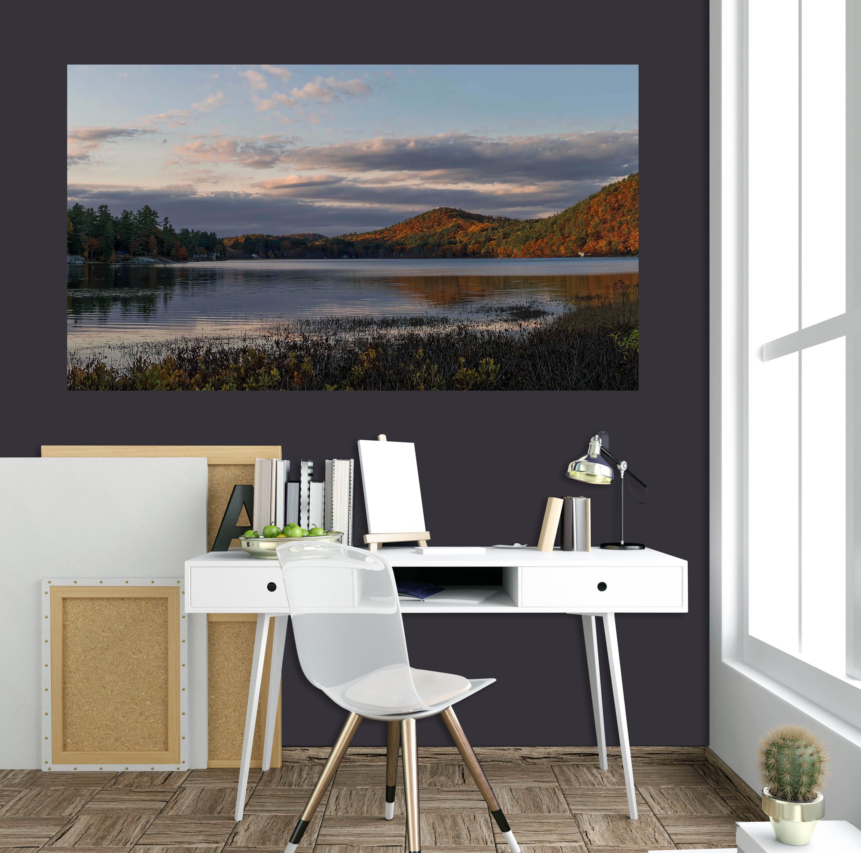 3D Valley Lake 126 Jerry LoFaro Wall Sticker Wallpaper AJ Wallpaper 2 