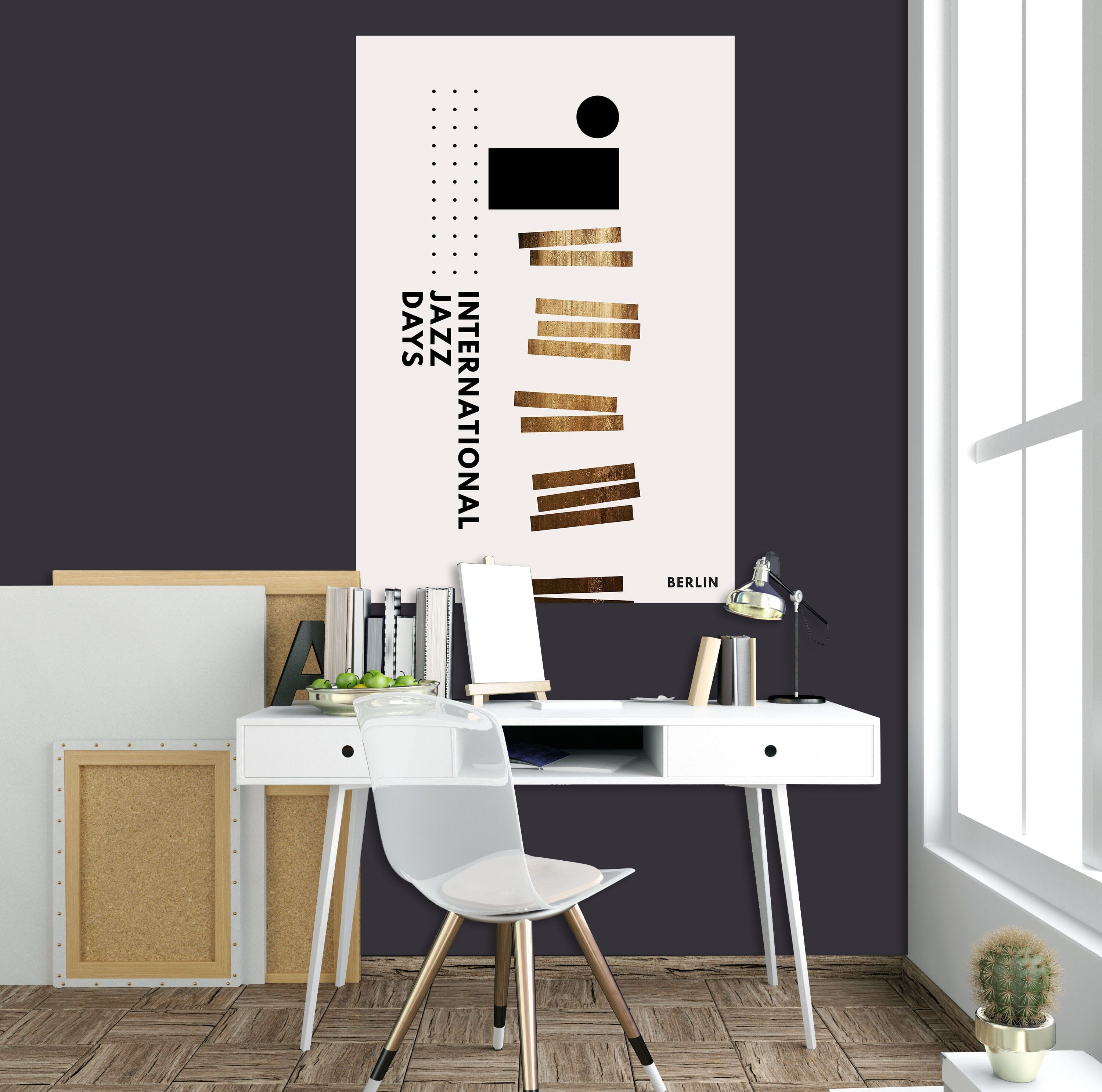 3D Golden Light 170 Boris Draschoff Wall Sticker Wallpaper AJ Wallpaper 2 