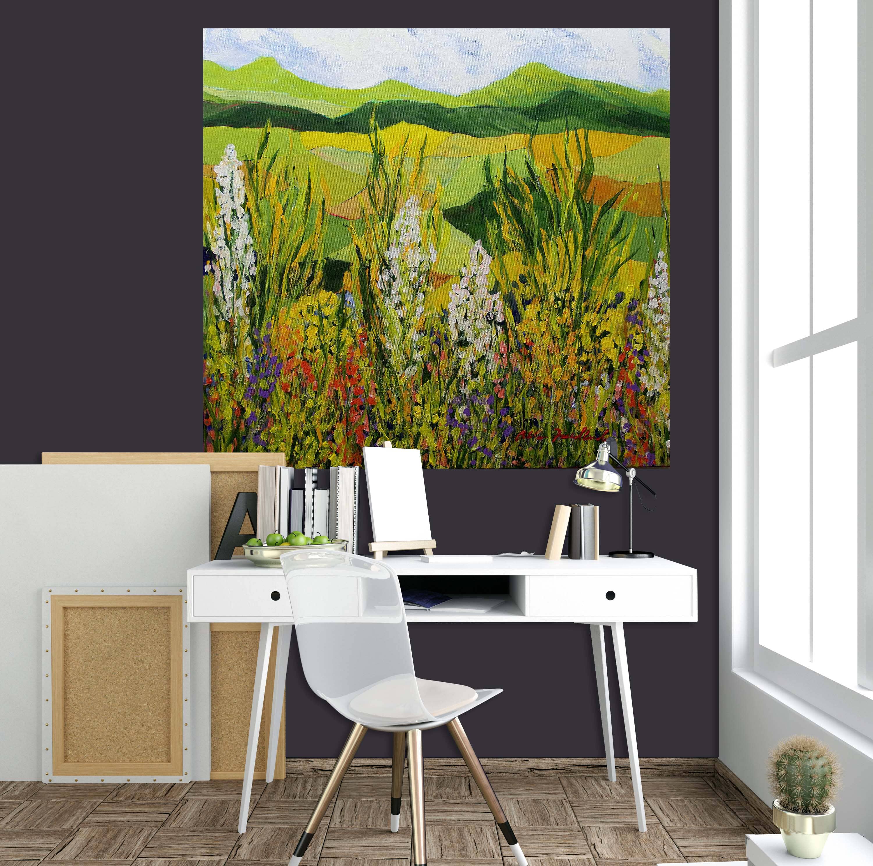 3D Prairie Flowers 239 Allan P. Friedlander Wall Sticker Wallpaper AJ Wallpaper 2 