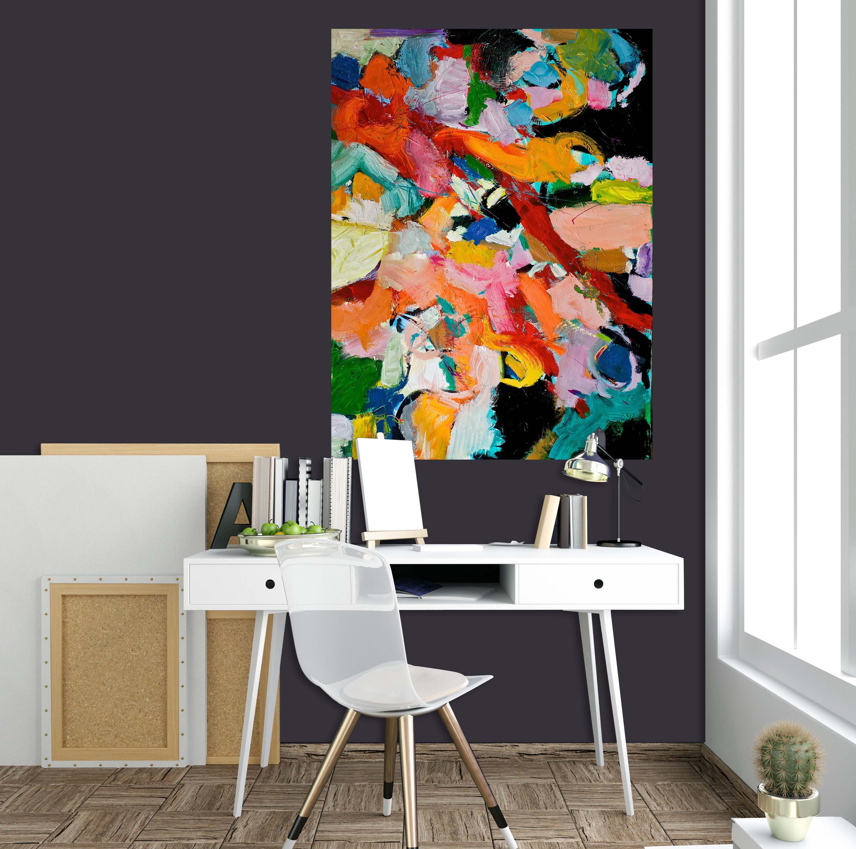 3D Color Graffiti 029 Allan P. Friedlander Wall Sticker Wallpaper AJ Wallpaper 2 