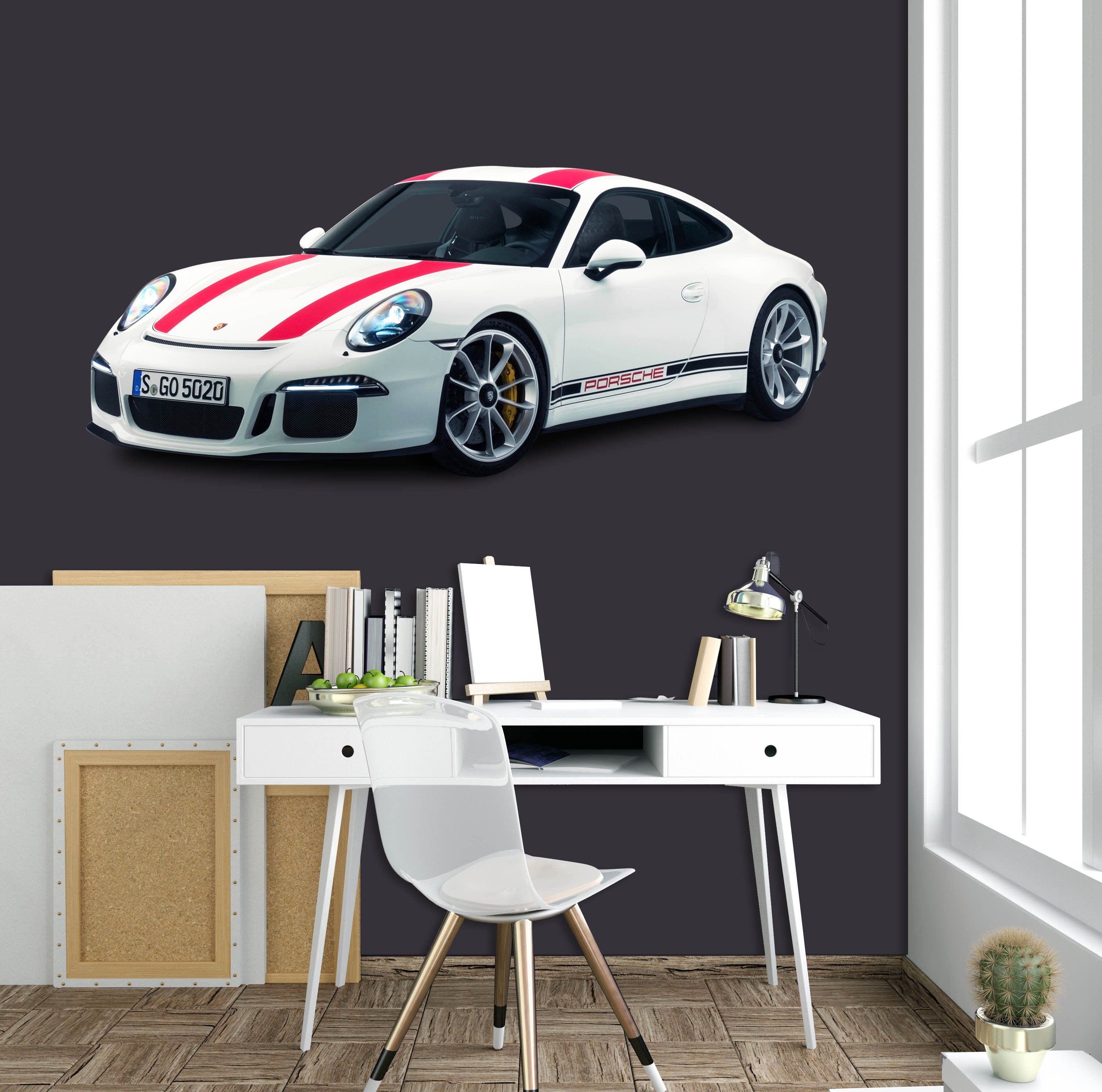 3D Sport Car White 0224 Vehicles Wallpaper AJ Wallpaper 