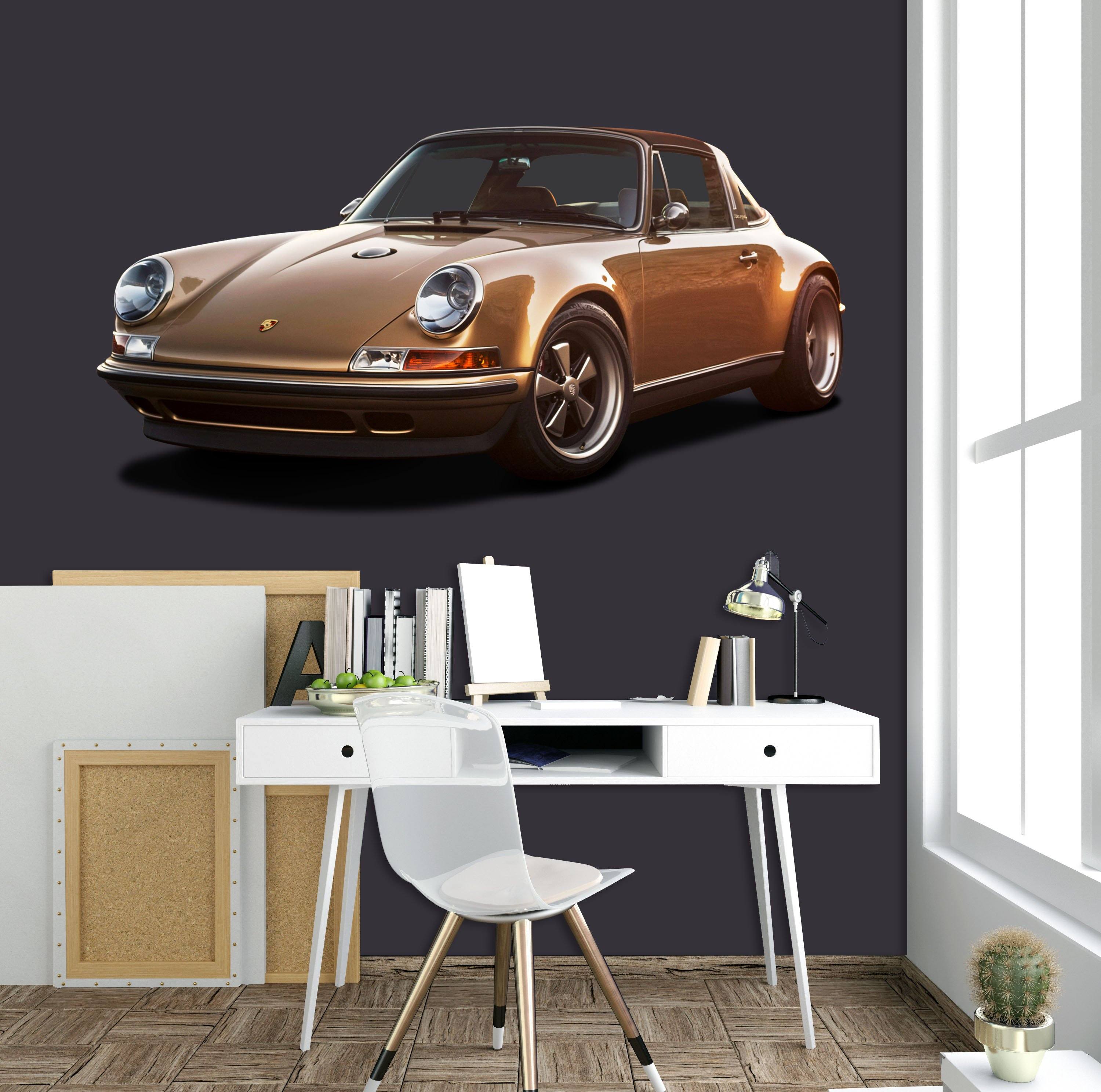 3D Vintage Sport Car 0260 Vehicles Wallpaper AJ Wallpaper 