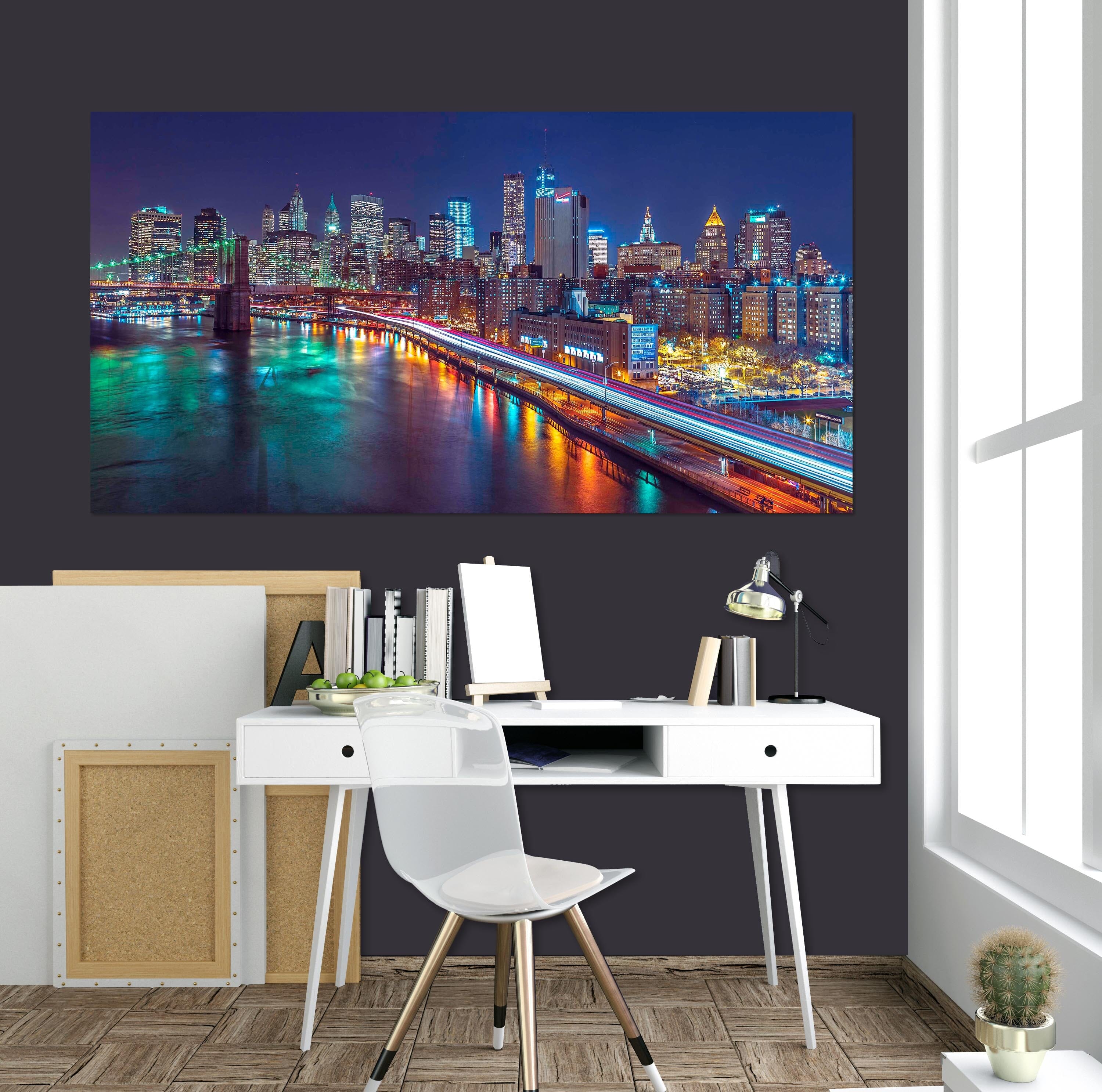 3D New York Lights 019 Assaf Frank Wall Sticker Wallpaper AJ Wallpaper 2 