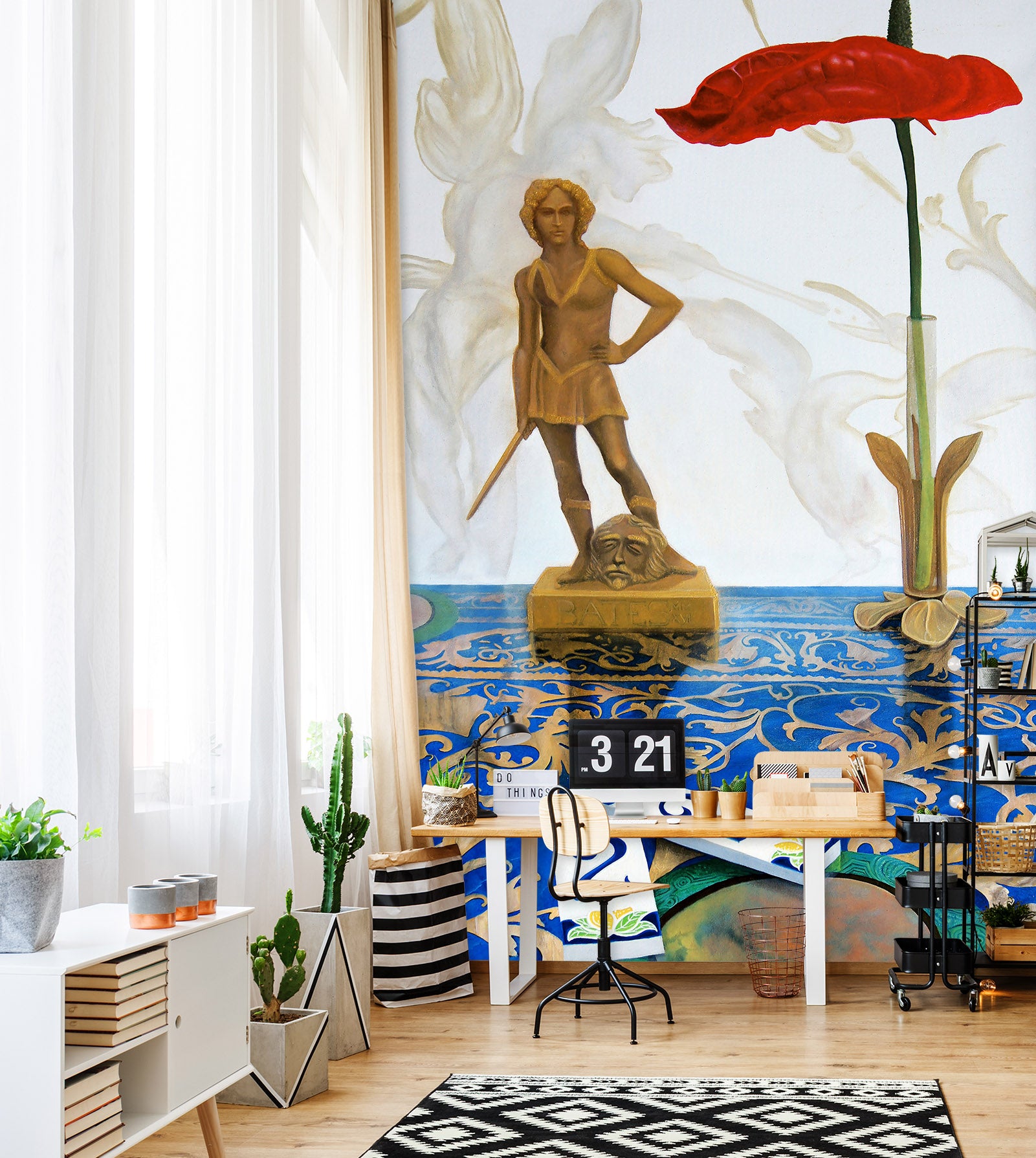 3D Portrait Statue 11124 Matthew Holden Bates Wall Mural Wall Murals