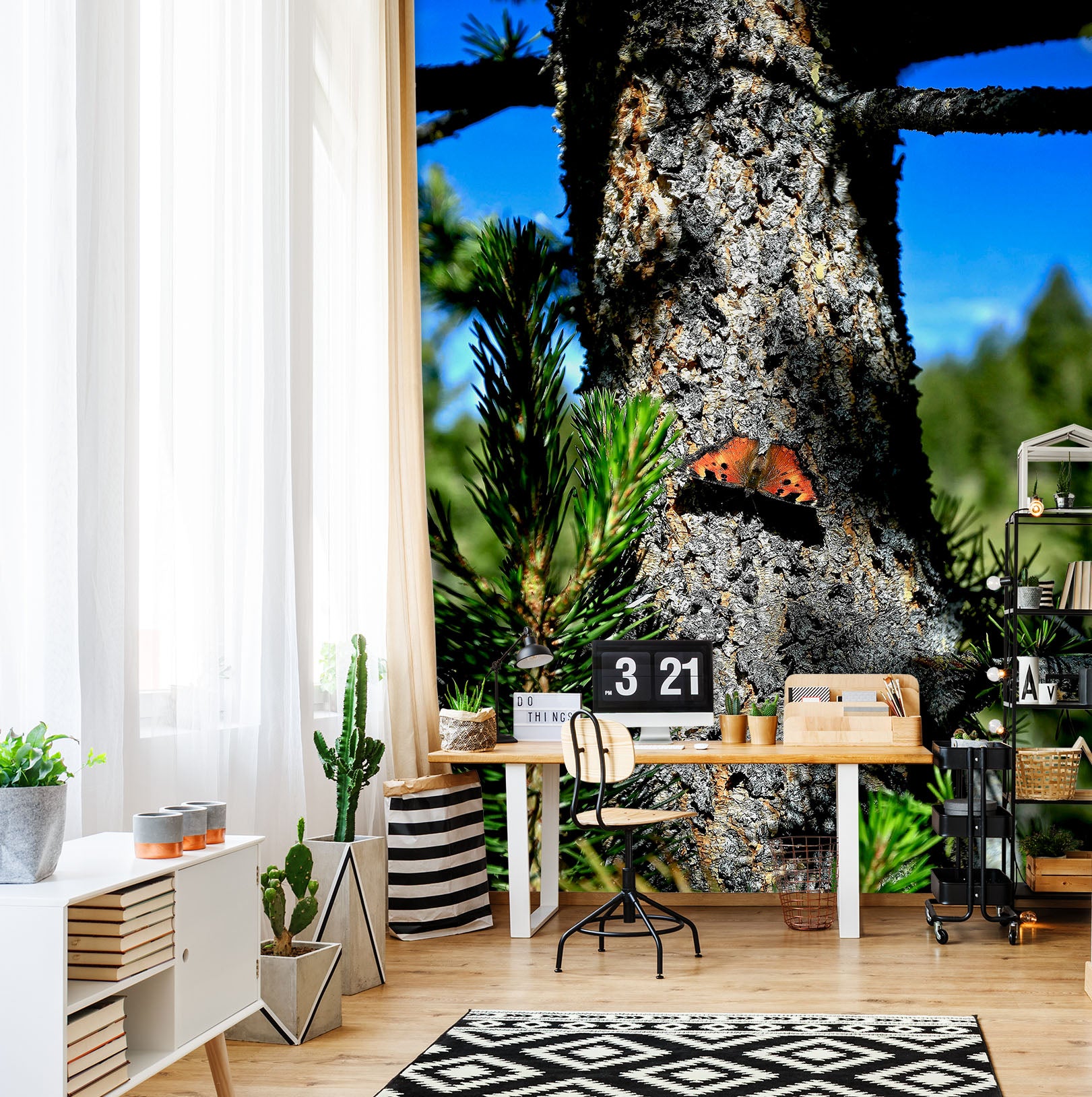 3D Trunk Butterfly 61171 Kathy Barefield Wall Mural Wall Murals