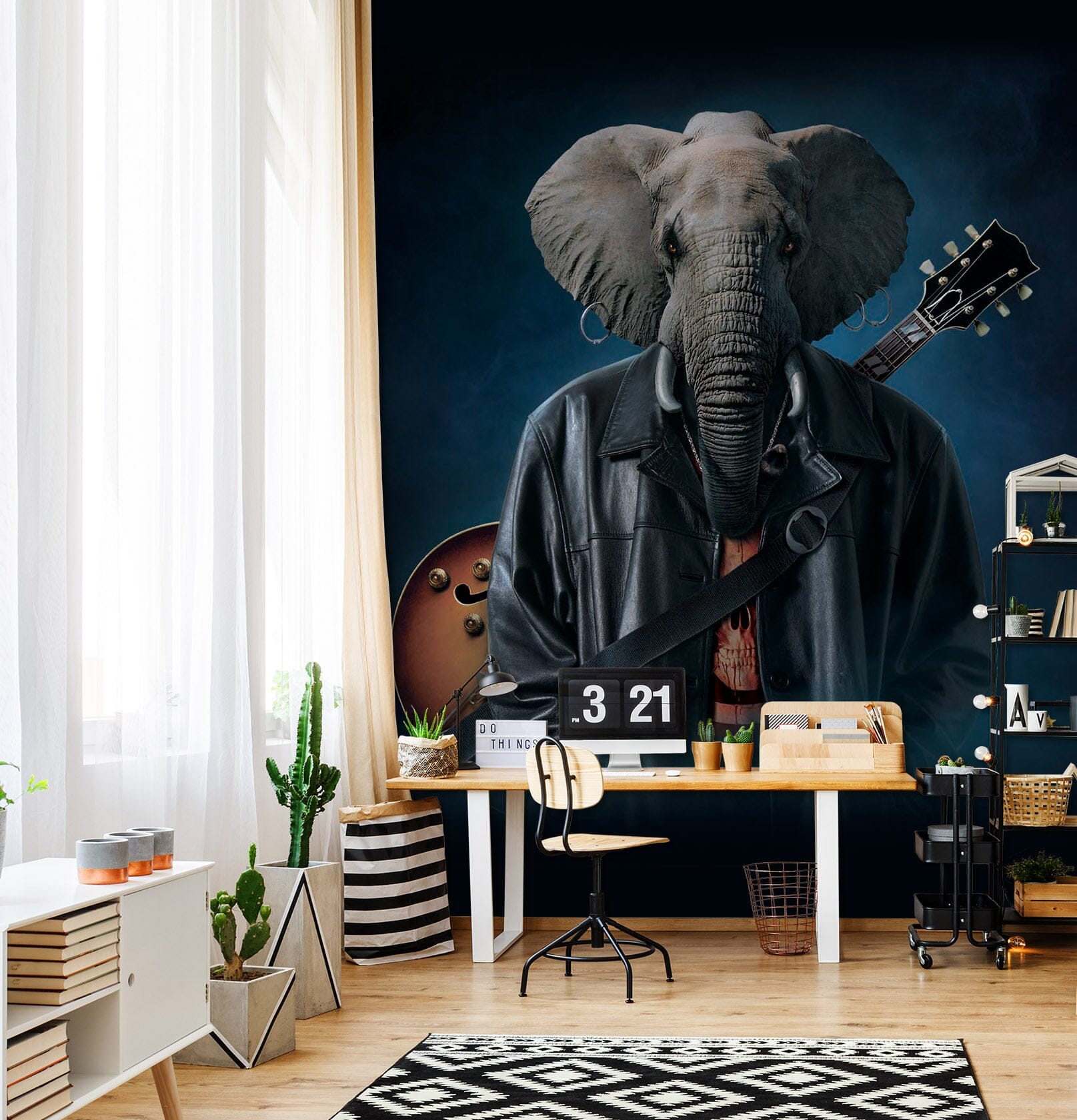 3D Elephice Cooper 1512 Wall Murals Exclusive Designer Vincent Wallpaper AJ Wallpaper 2 