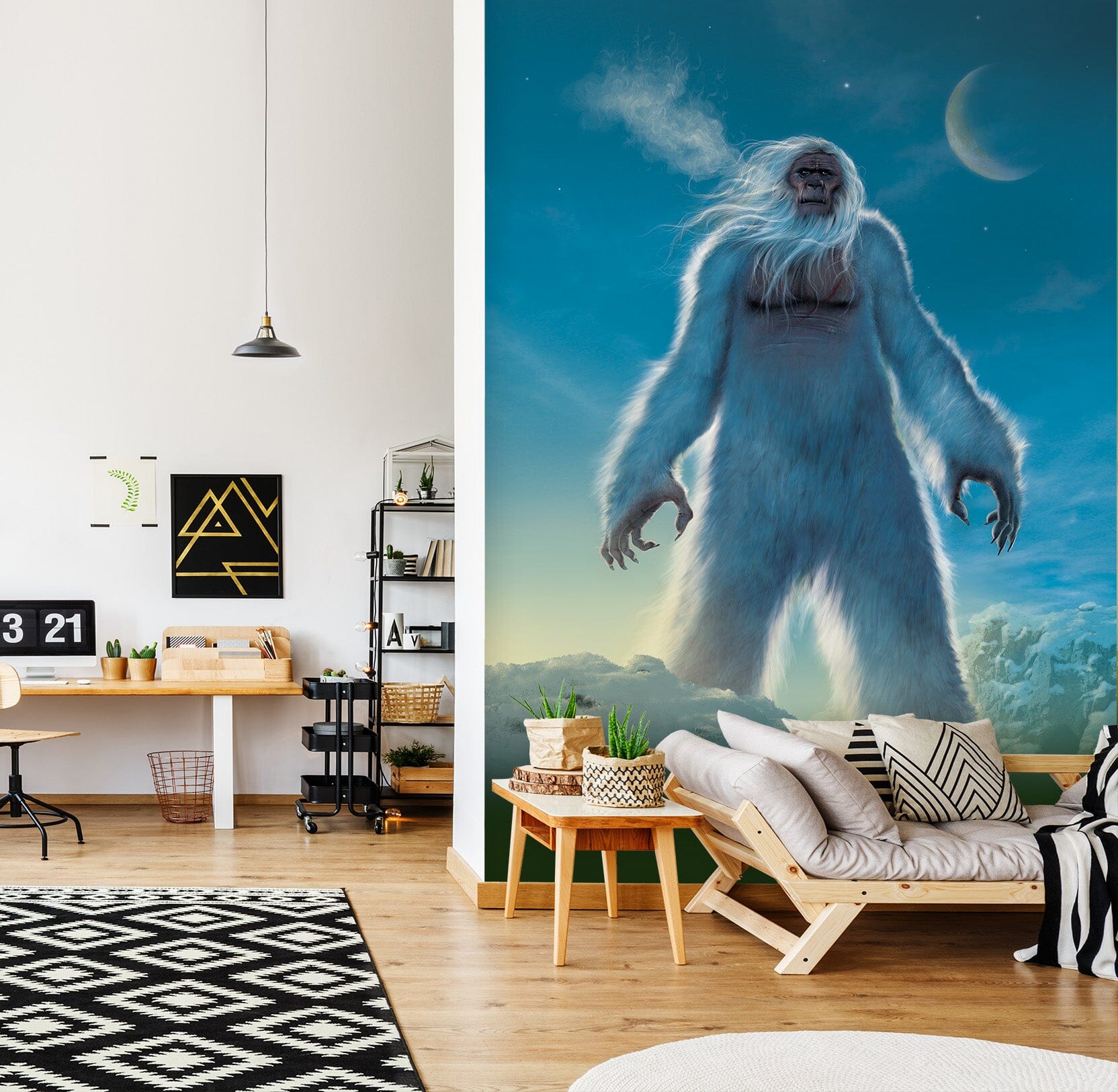 3D Giant Orangutan 1574 Wall Murals Exclusive Designer Vincent Wallpaper AJ Wallpaper 2 