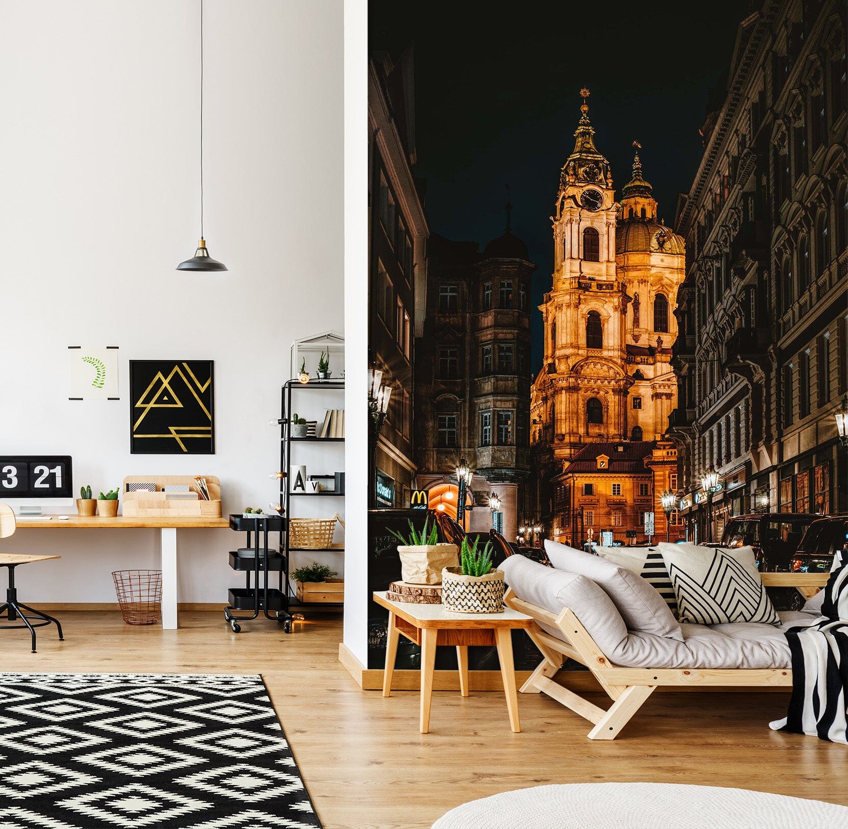 3D High Street 2091 Wall Murals Wallpaper AJ Wallpaper 2 