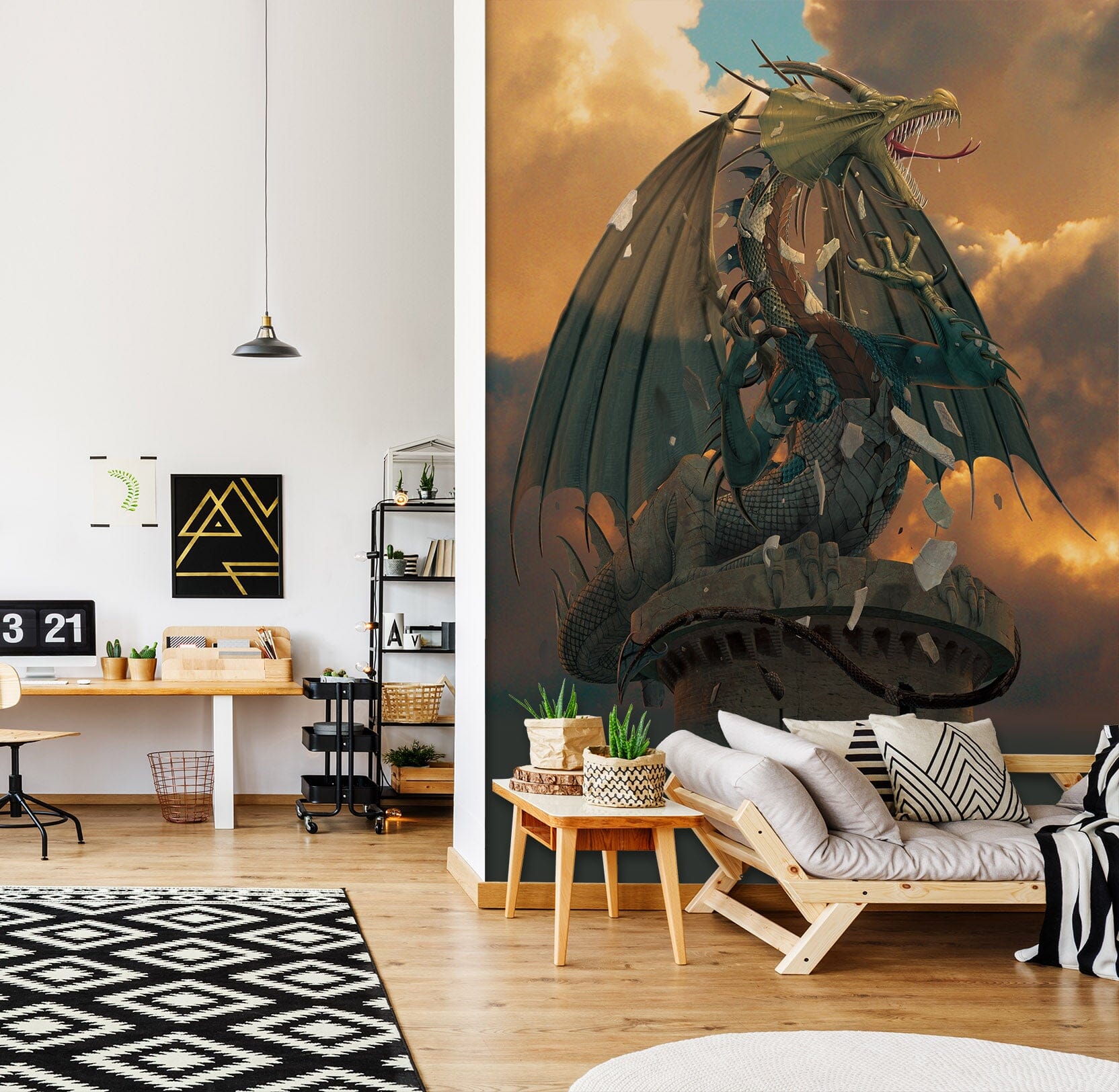 3D The Awakening 1556 Wall Murals Exclusive Designer Vincent Wallpaper AJ Wallpaper 2 