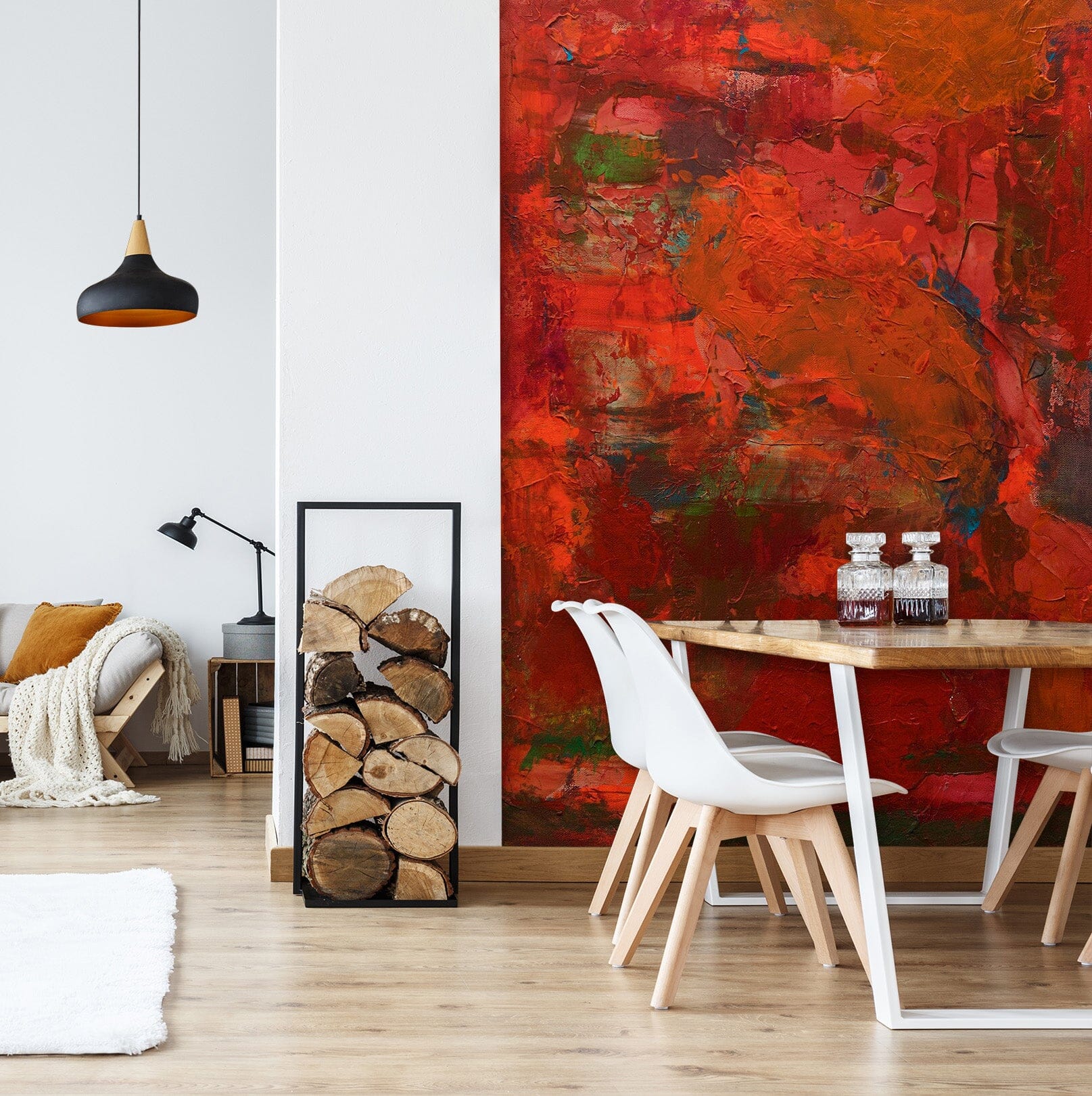 3D Red Ocean 271 Allan P. Friedlander Wall Mural Wall Murals Wallpaper AJ Wallpaper 2 