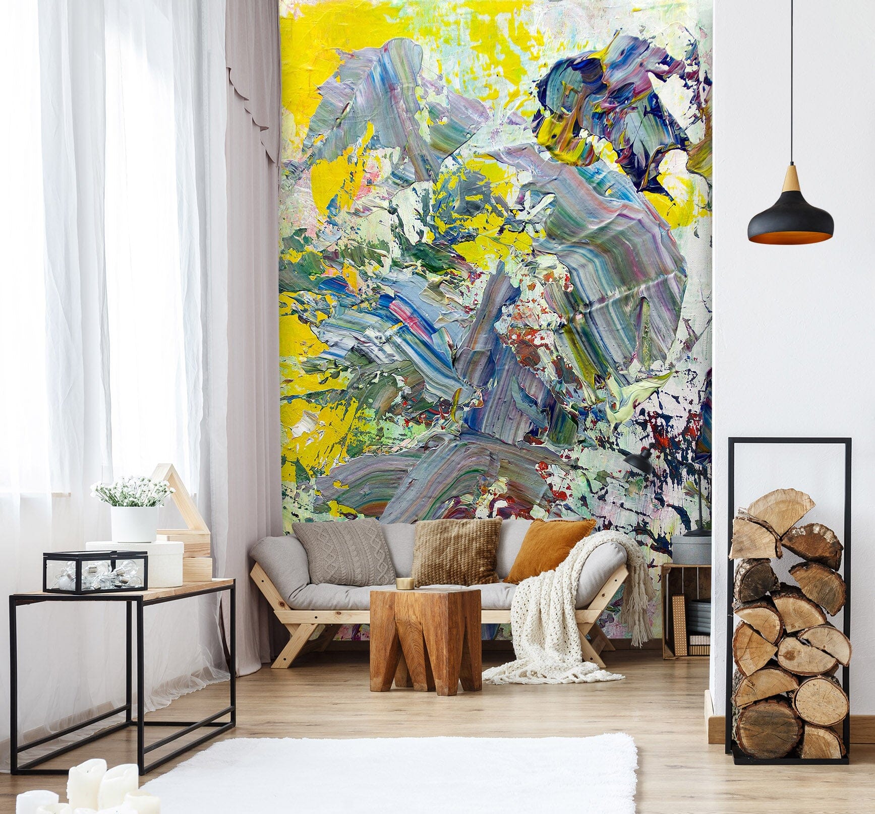 3D Color Trace 273 Allan P. Friedlander Wall Mural Wall Murals Wallpaper AJ Wallpaper 2 