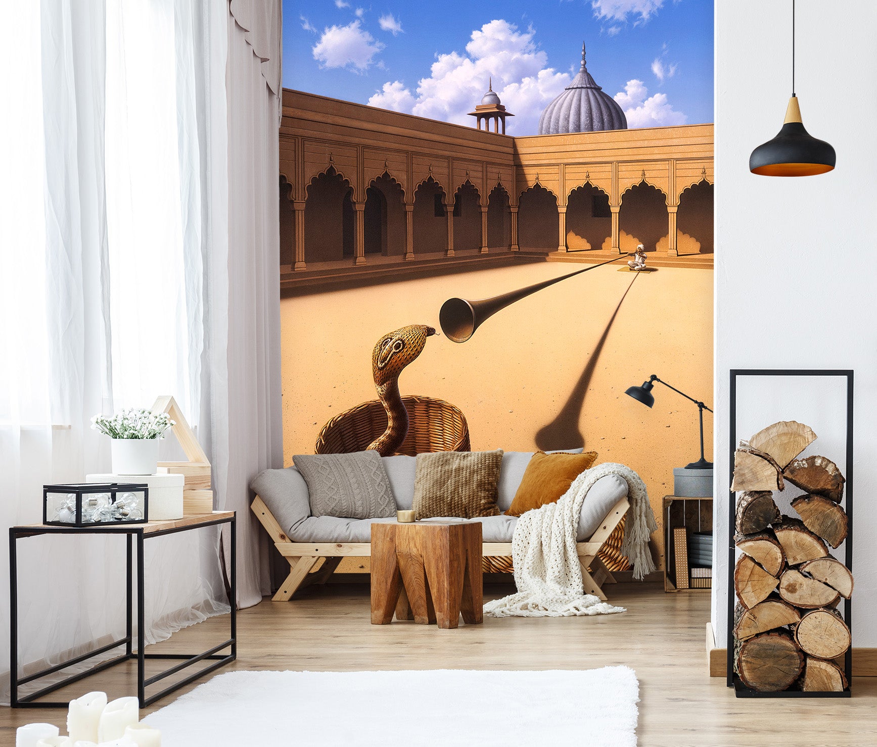3D Snake Charmer 85049 Jerry LoFaro Wall Mural Wall Murals