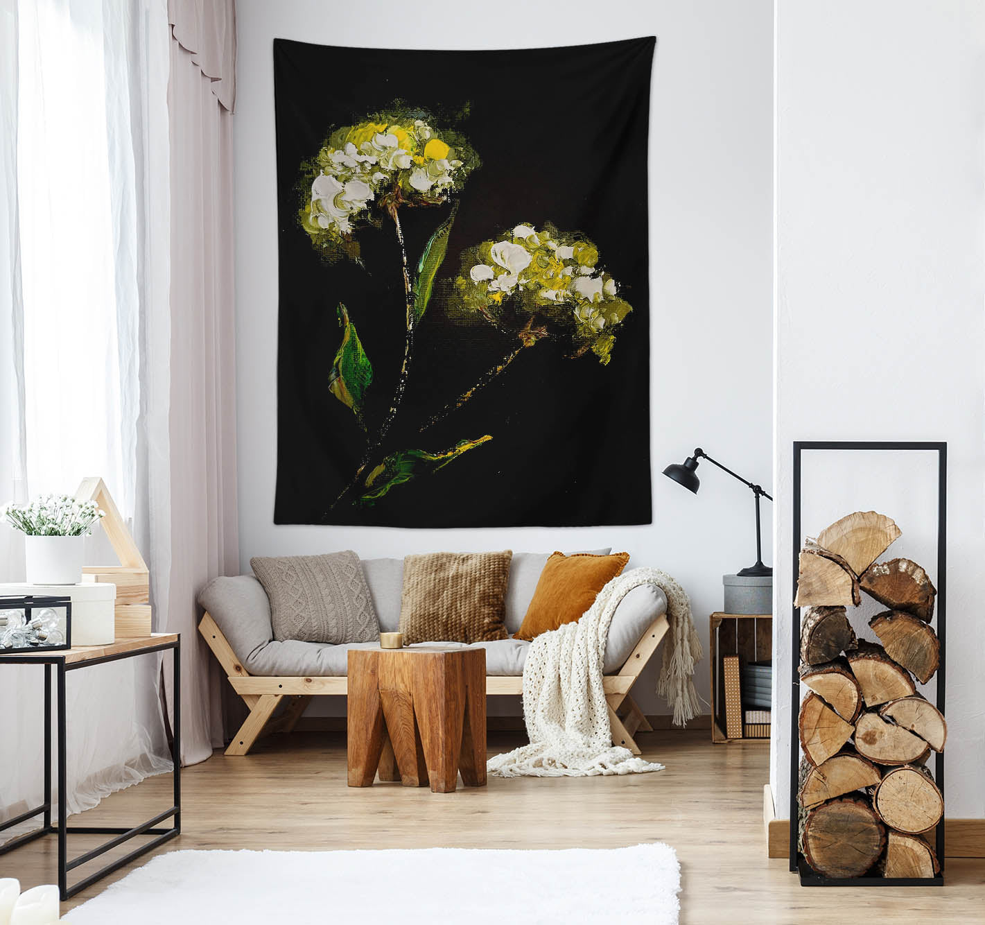 3D Art Bouquet 3769 Skromova Marina Tapestry Hanging Cloth Hang