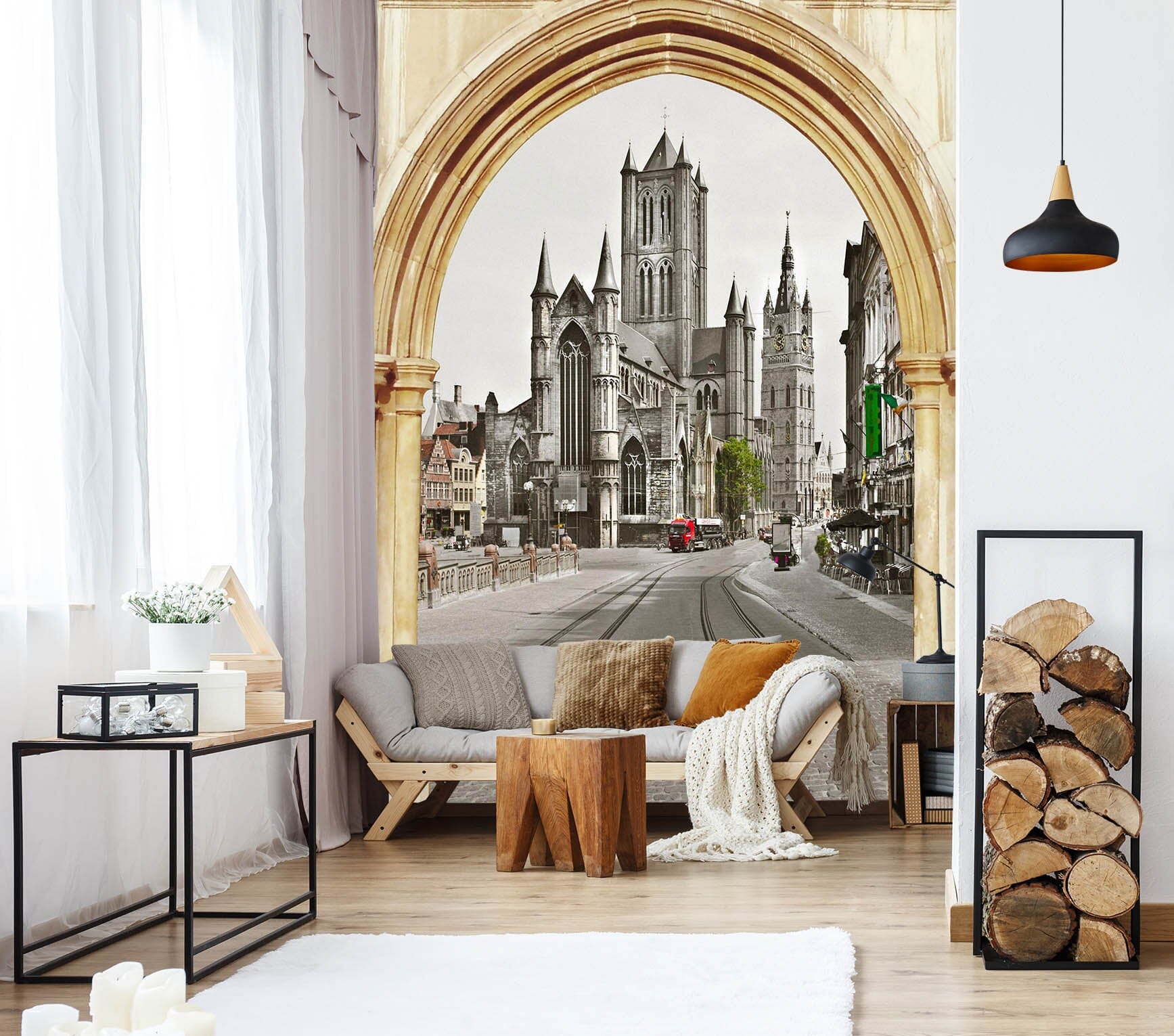 3D Religious Building 1878 Wall Murals Wallpaper AJ Wallpaper 2 