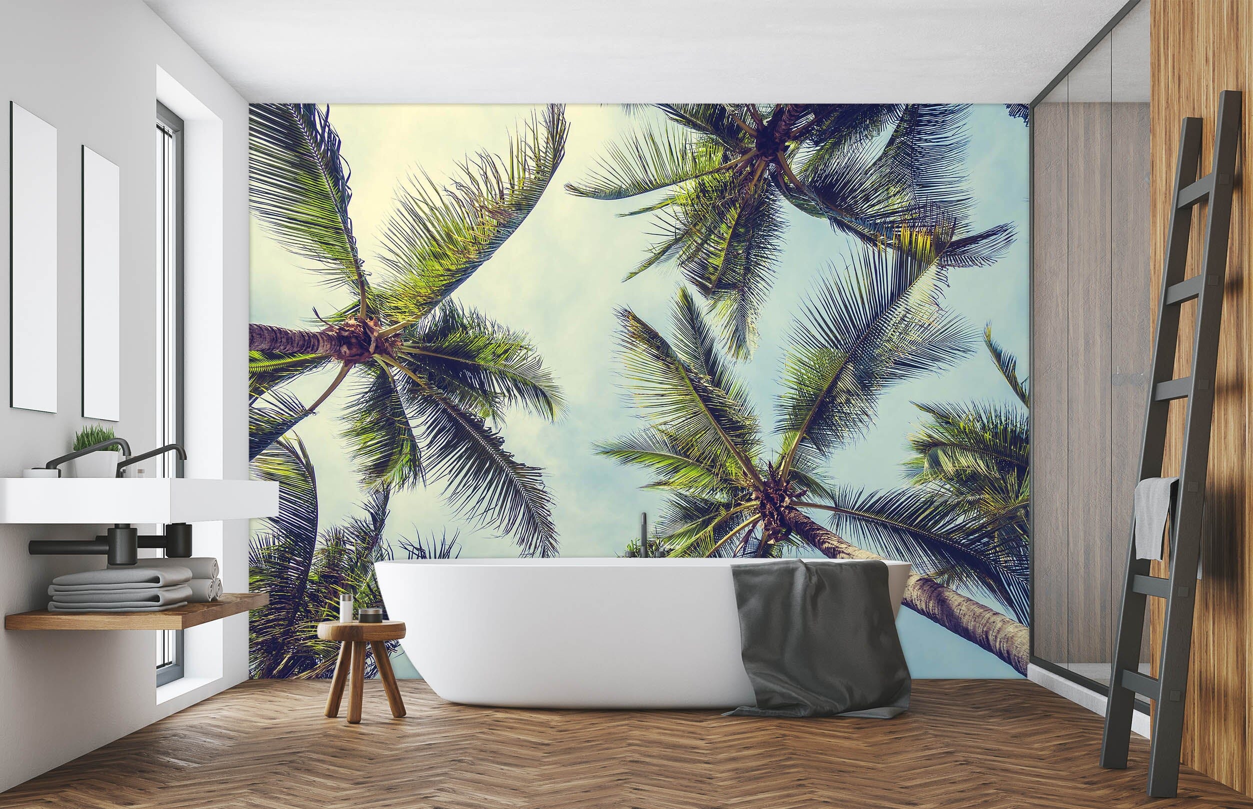 3D Coconut Tree 127 Wall Murals Wallpaper AJ Wallpaper 2 