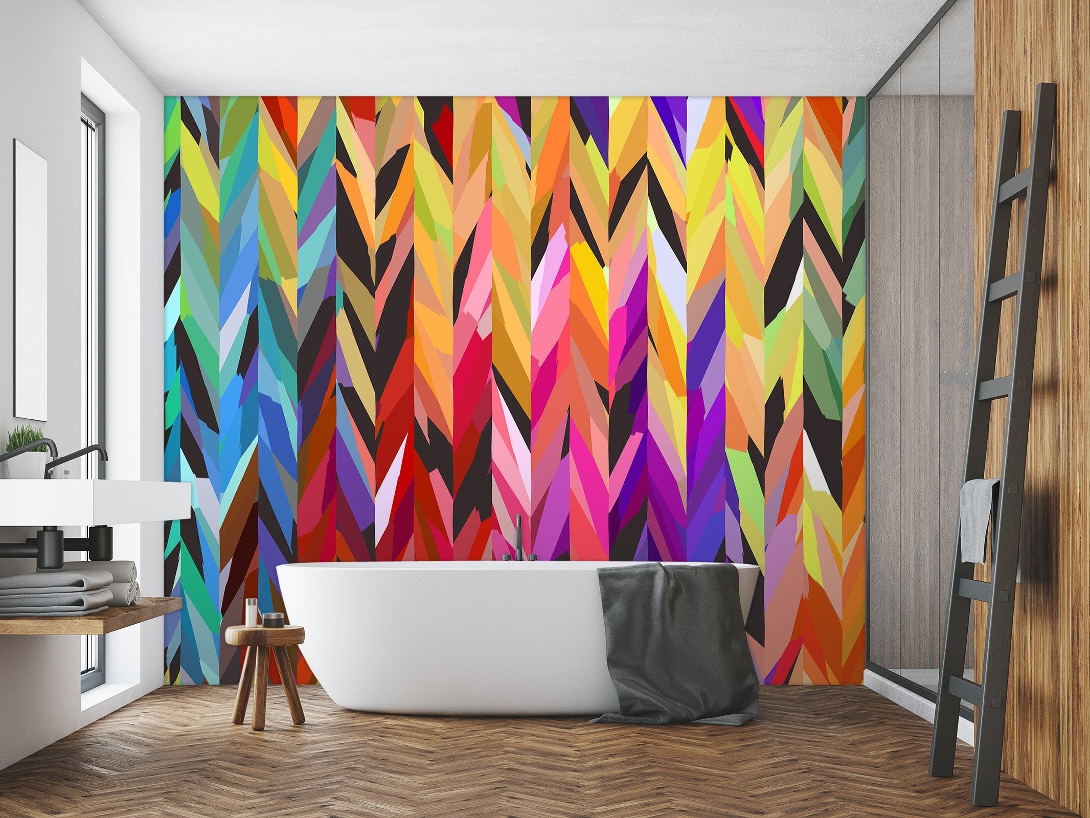 3D Burst Of Color 1398 Shandra Smith Wall Mural Wall Murals Wallpaper AJ Wallpaper 2 