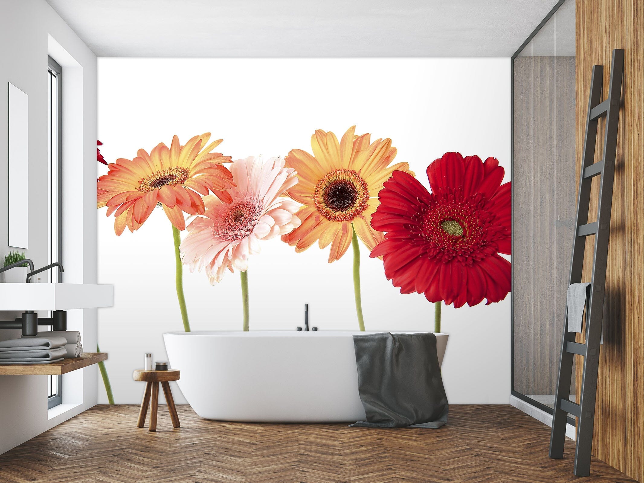 3D Gerbera Daisy 100 Kathy Barefield Wall Mural Wall Murals Wallpaper AJ Wallpaper 2 