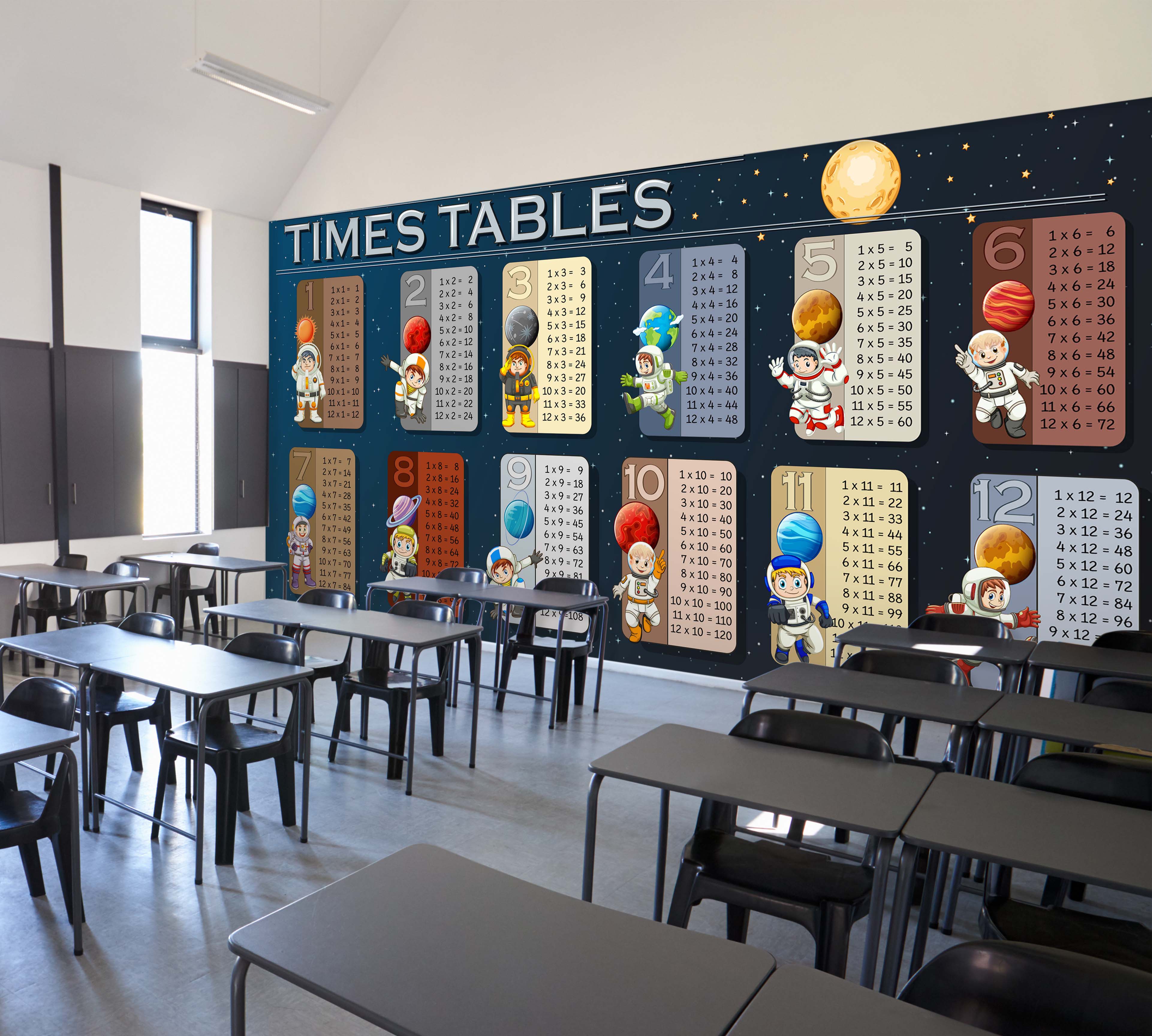 3D Astronaut Number 172 Wall Murals