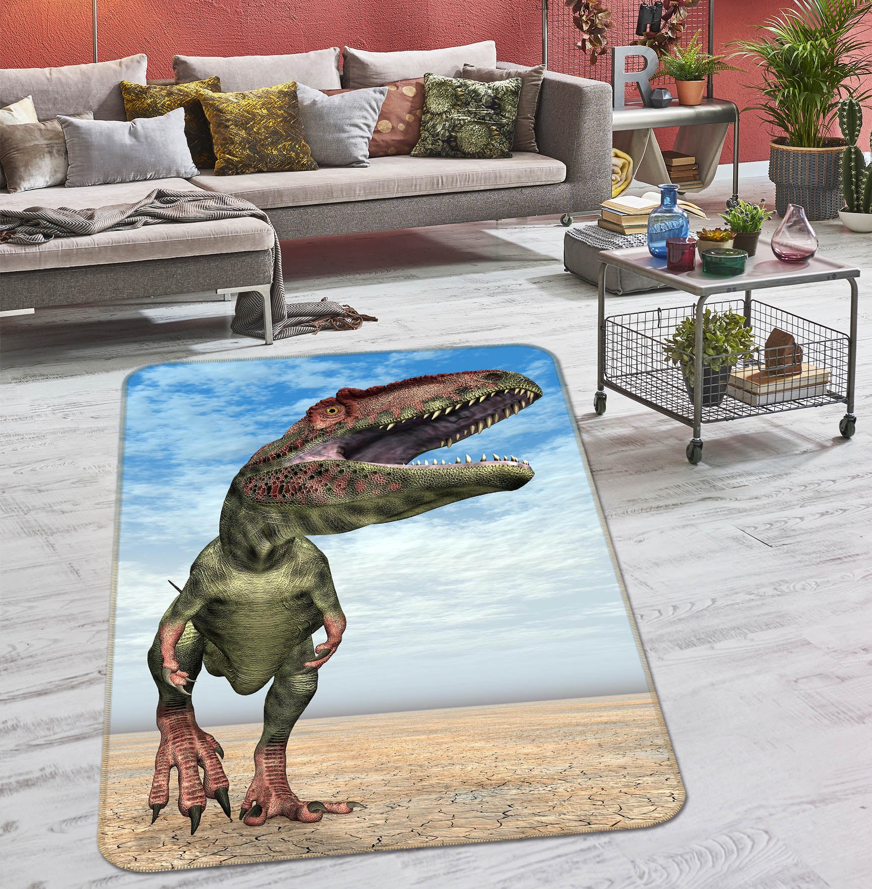 3D Dinosaur 38191 Animal Non Slip Rug Mat