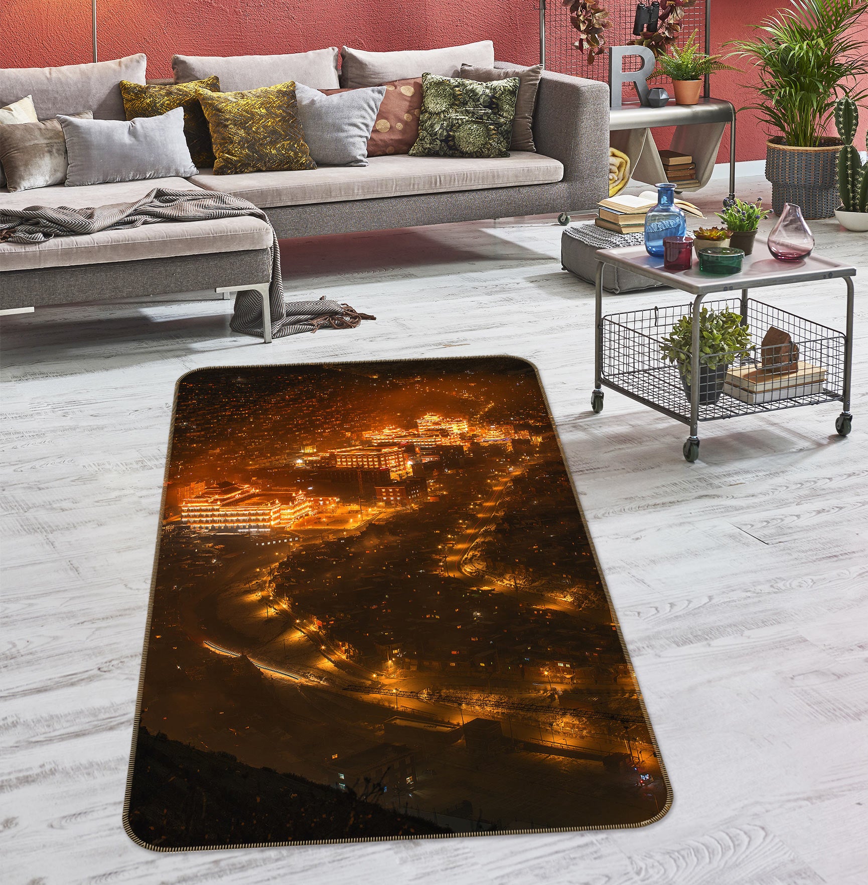 3D Firelight 27063 Non Slip Rug Mat