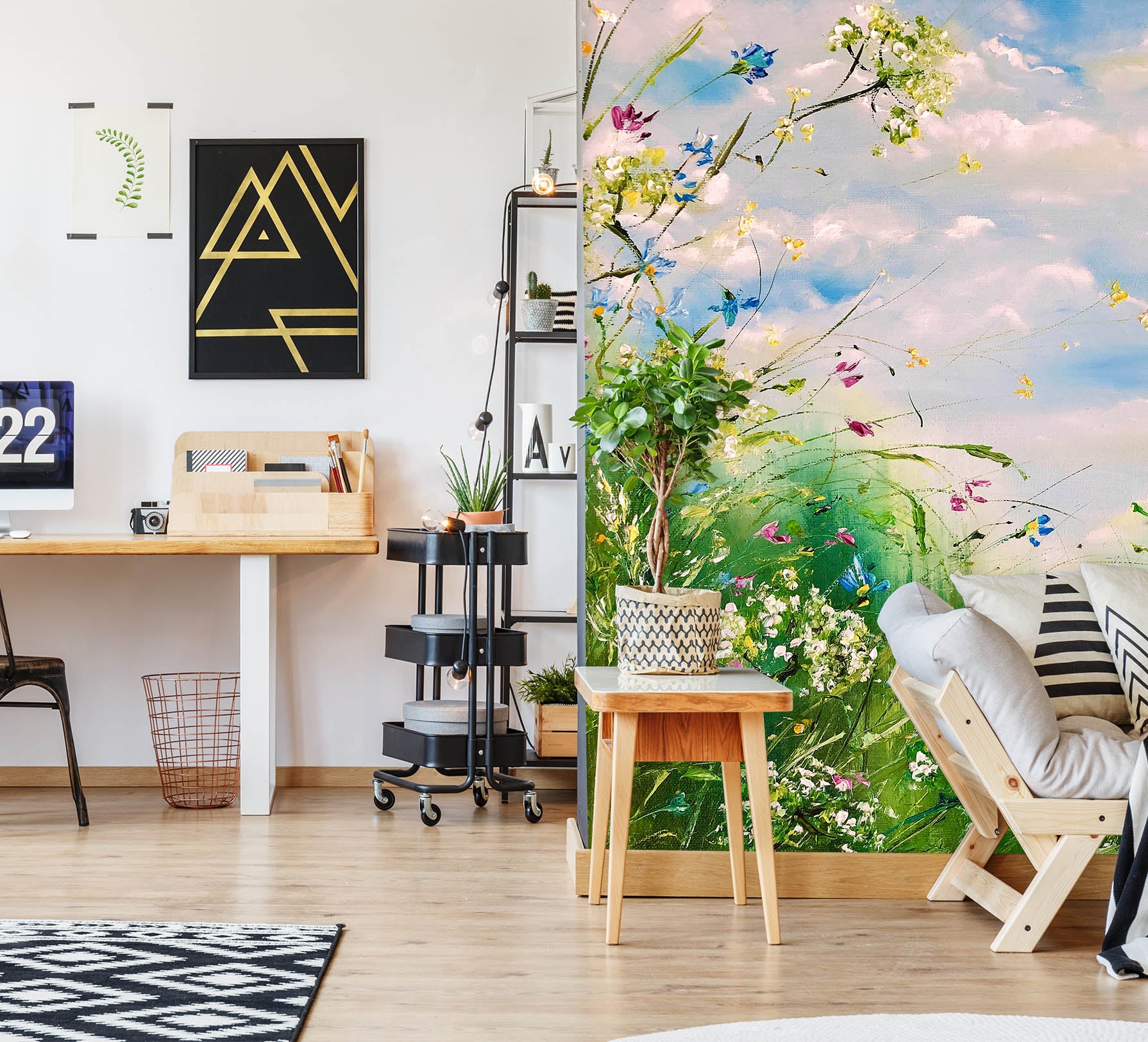 3D Cloud Garden 280 Skromova Marina Wall Mural Wall Murals